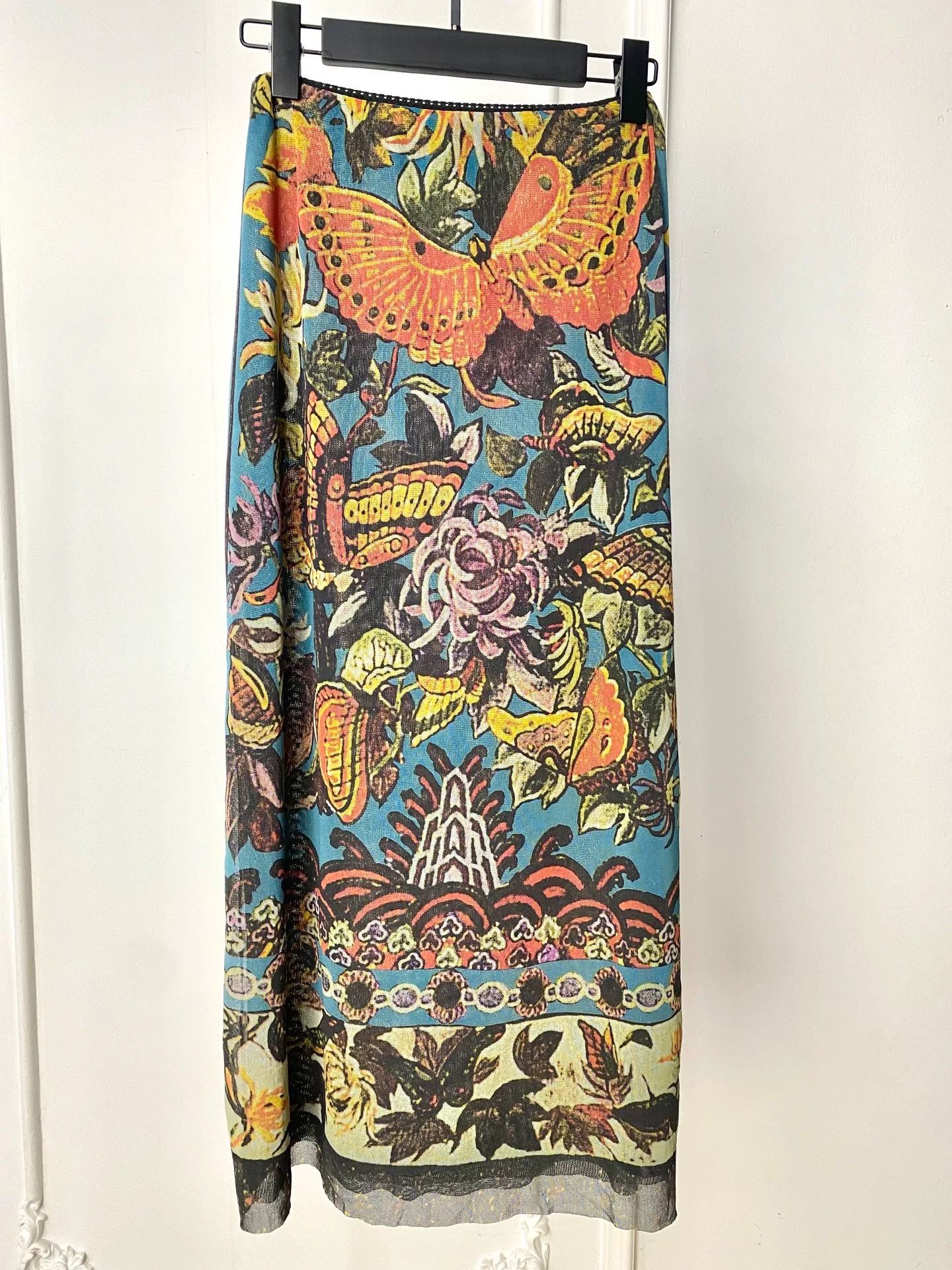 Vivienne Tam vivienne tam butterfly print long skirt Size 30" / US 8 / IT 44 - 3 Thumbnail