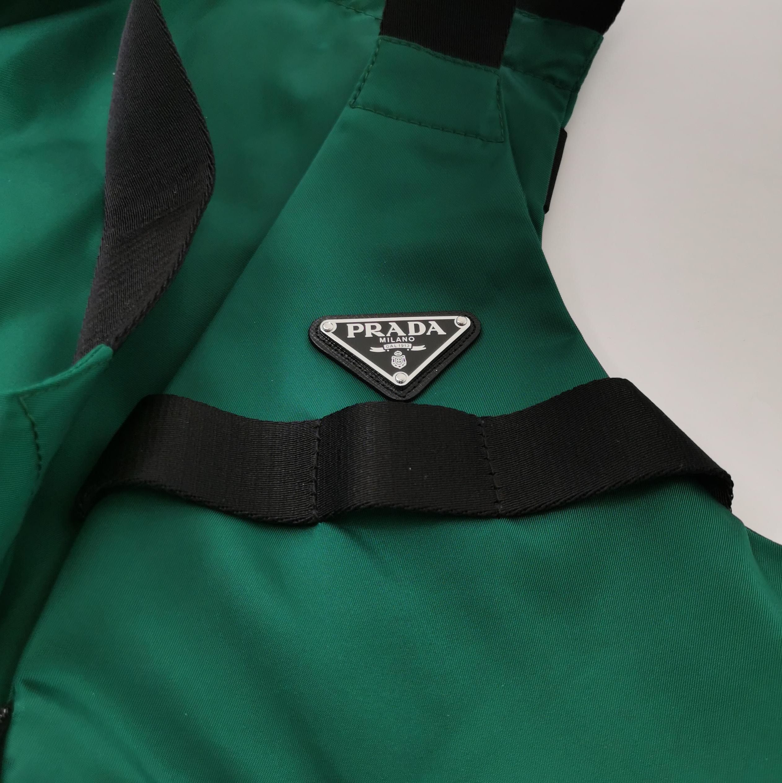 Prada Prada Color-Block Triangle Logo Dress 0079 Size US S / EU 44-46 / 1 - 3 Thumbnail