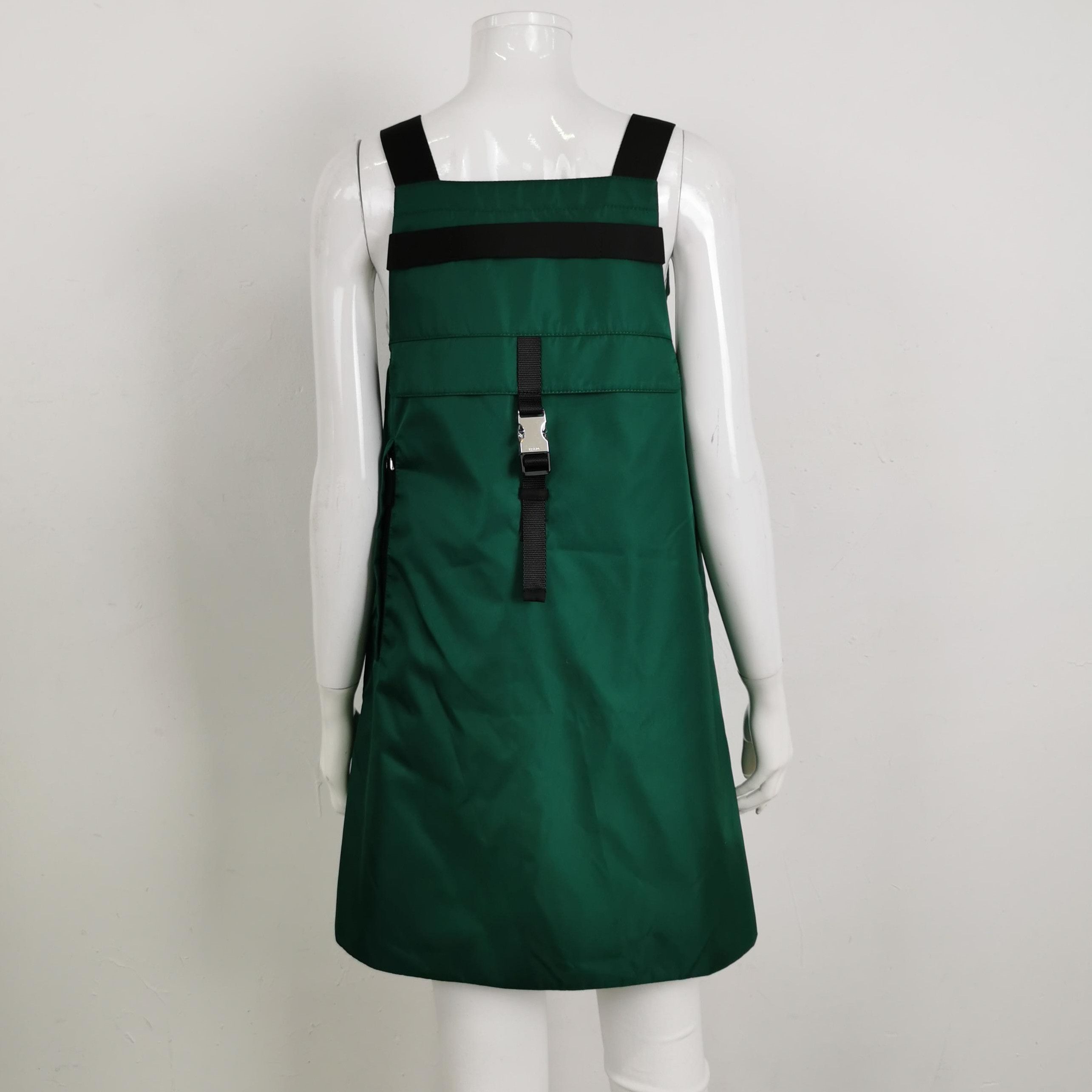 Prada Prada Color-Block Triangle Logo Dress 0079 Size US S / EU 44-46 / 1 - 2 Thumbnail