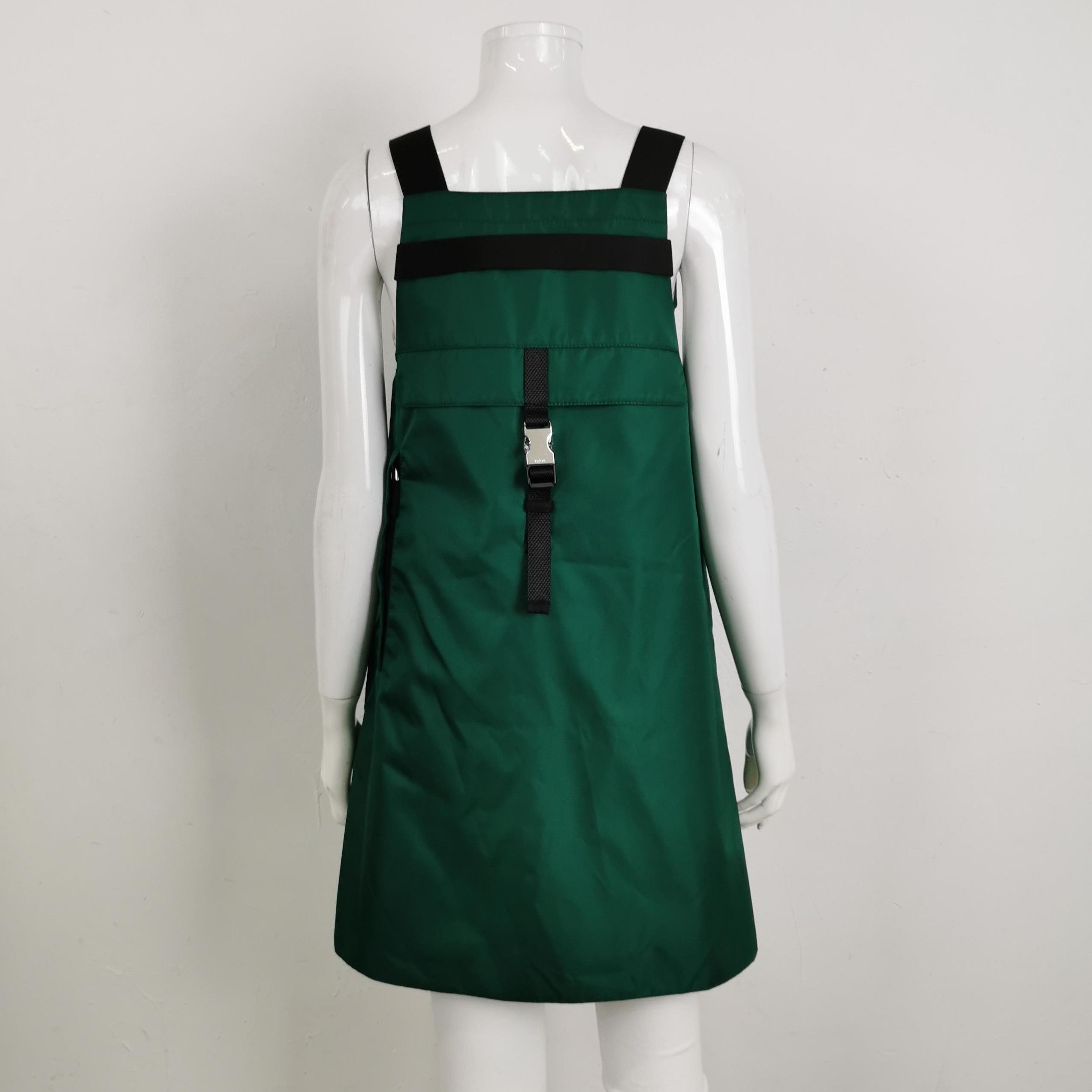 Prada Prada Color-block Triangle Logo Dress 0079 Size US 36 / EU 52 - 2 Thumbnail