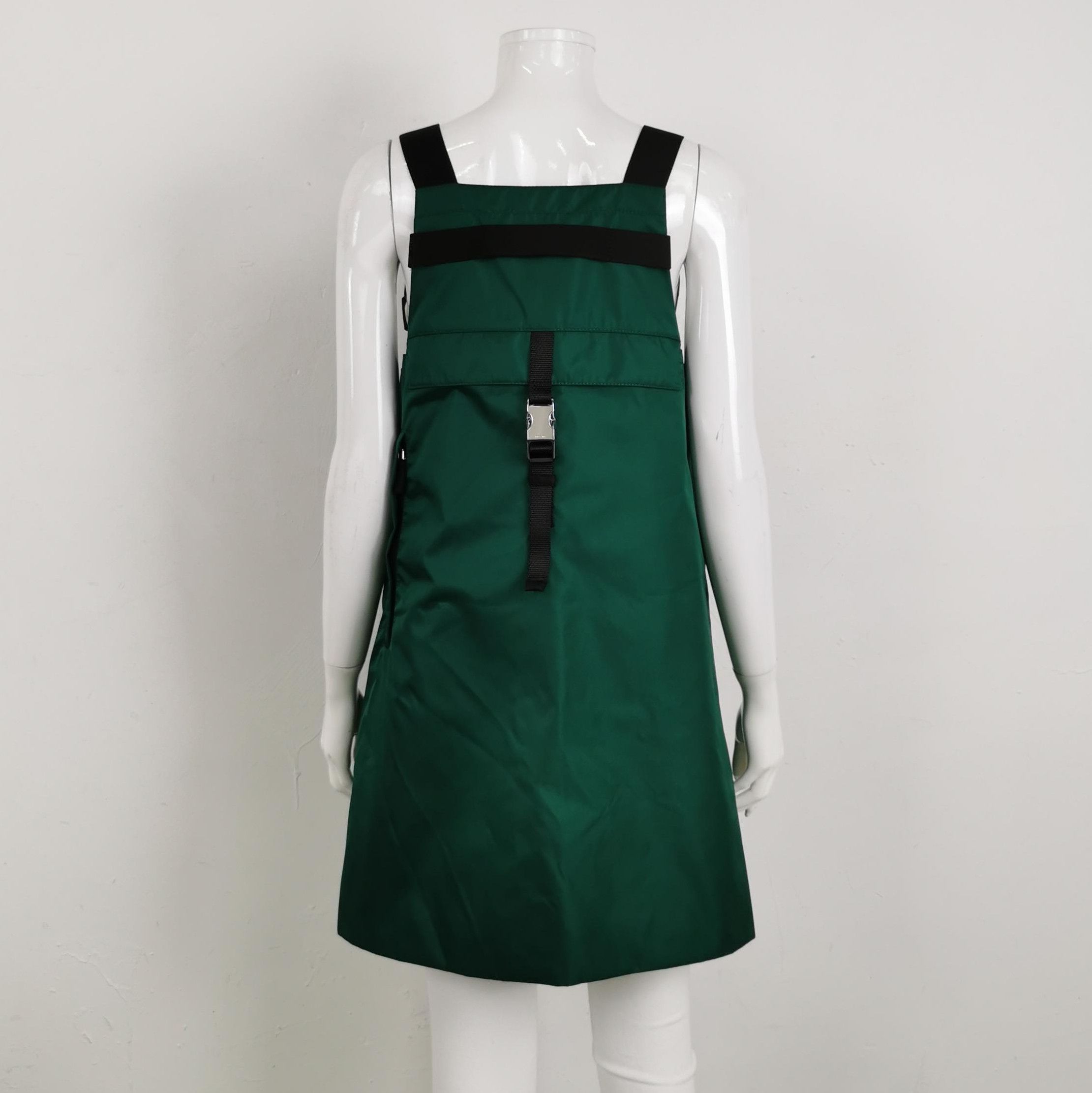 Prada Prada Color Block Sleeveless Triangle Logo Dress 0079 Size US 36 / EU 52 - 2 Thumbnail