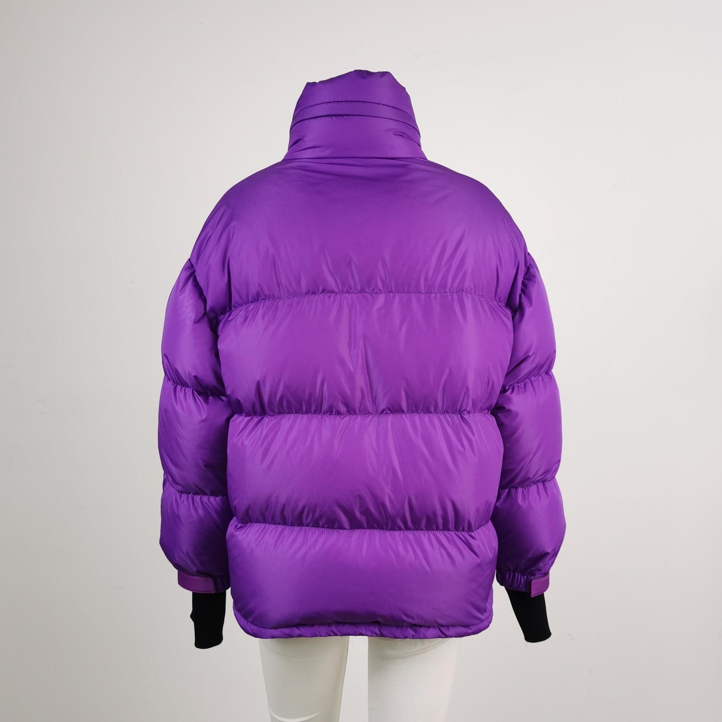 Prada Prada Logo Zip Puffer Jacket in Purple 0079 Size US S / EU 44-46 / 1 - 3 Thumbnail