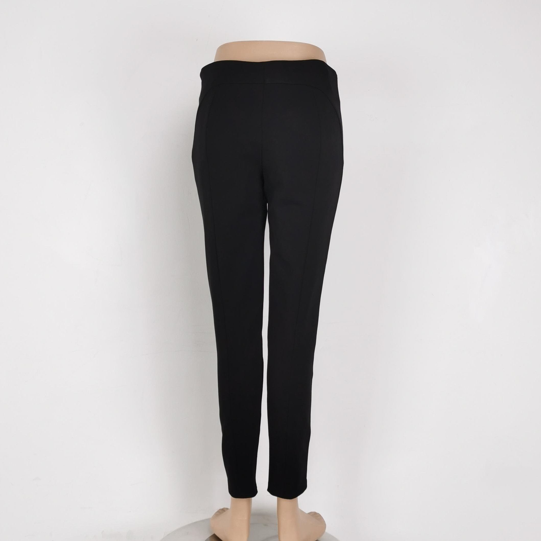Prada Prada Slim Fit Solid Black Pants 0079 Size US 40 / EU 56 - 3 Thumbnail