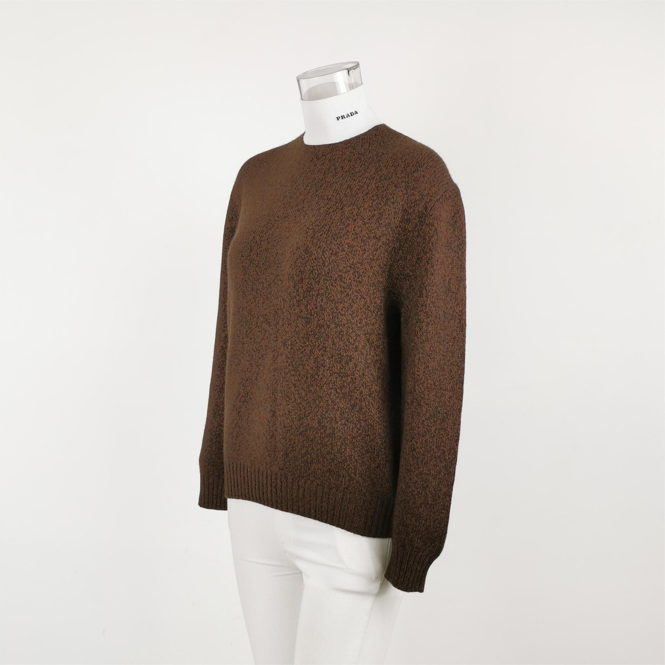 Prada Prada Color-Block High Neck Sweater Size 40 0079 Size US L / EU 52-54 / 3 - 2 Thumbnail