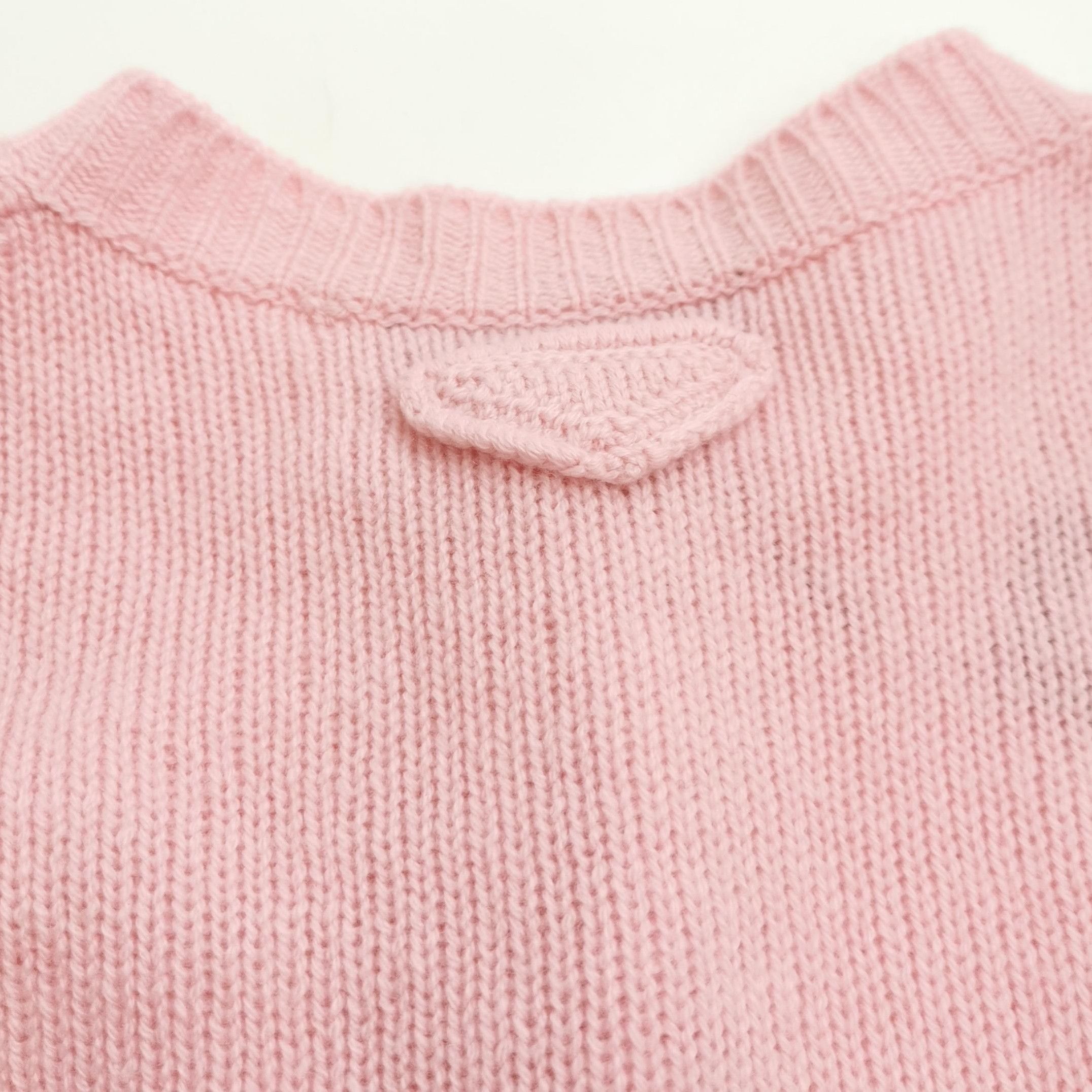 Prada Prada Pink Cashmere Button-Up Cardigan 0079 Size US M / EU 48-50 / 2 - 3 Thumbnail