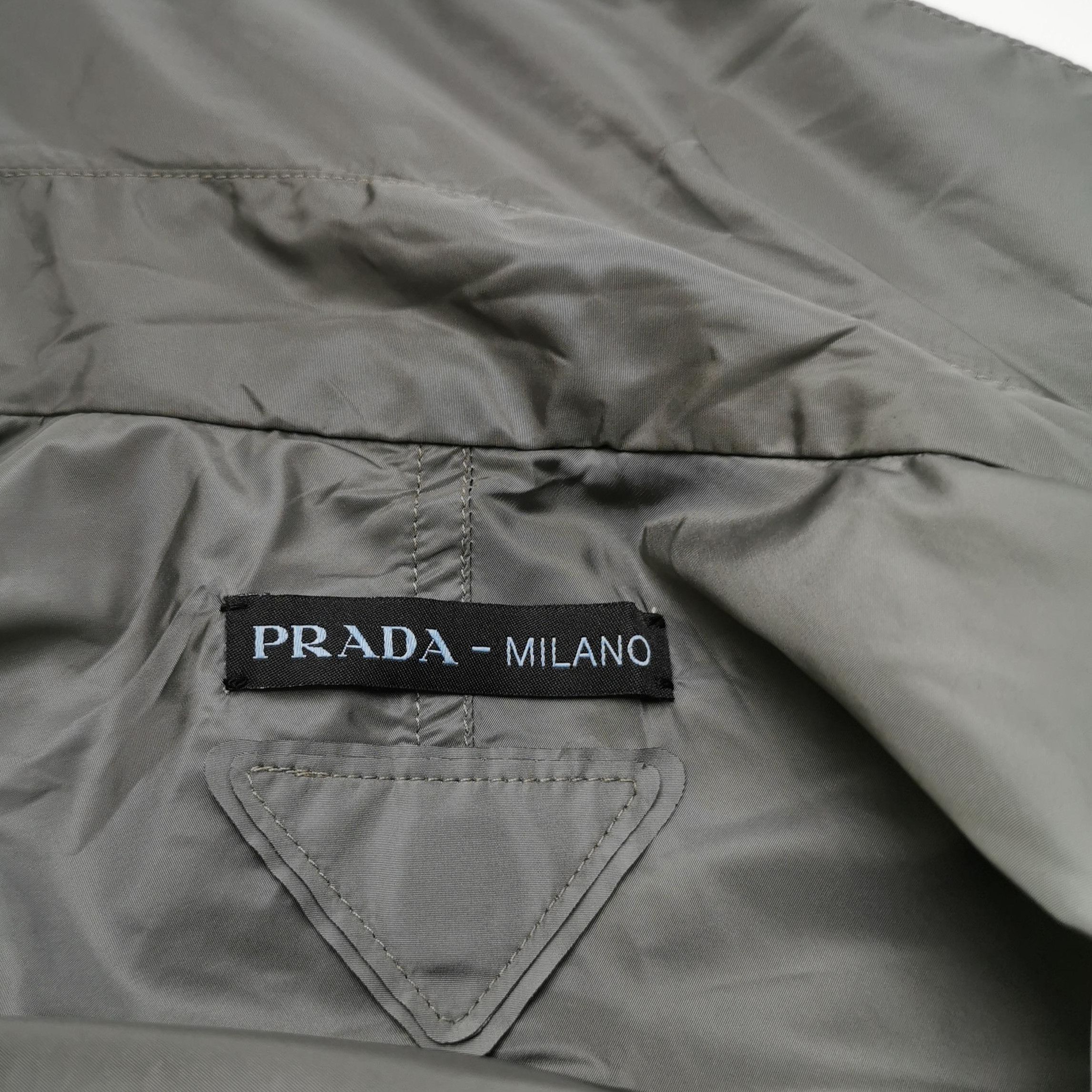 Prada Prada Solid-colored Waistcoat Trench Coat Size 40 0079 Size US L / EU 52-54 / 3 - 3 Thumbnail