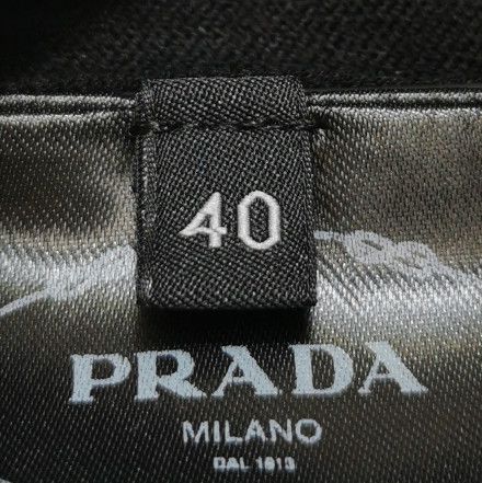 Prada Prada Black Hollow-Out Logo Knit Top 0079 Size US L / EU 52-54 / 3 - 7 Thumbnail