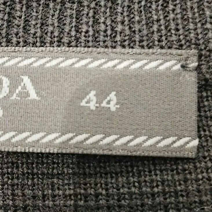 Prada Prada Black Layered Knit Sweater with Sheep Wool 0079 Size US M / EU 48-50 / 2 - 7 Thumbnail