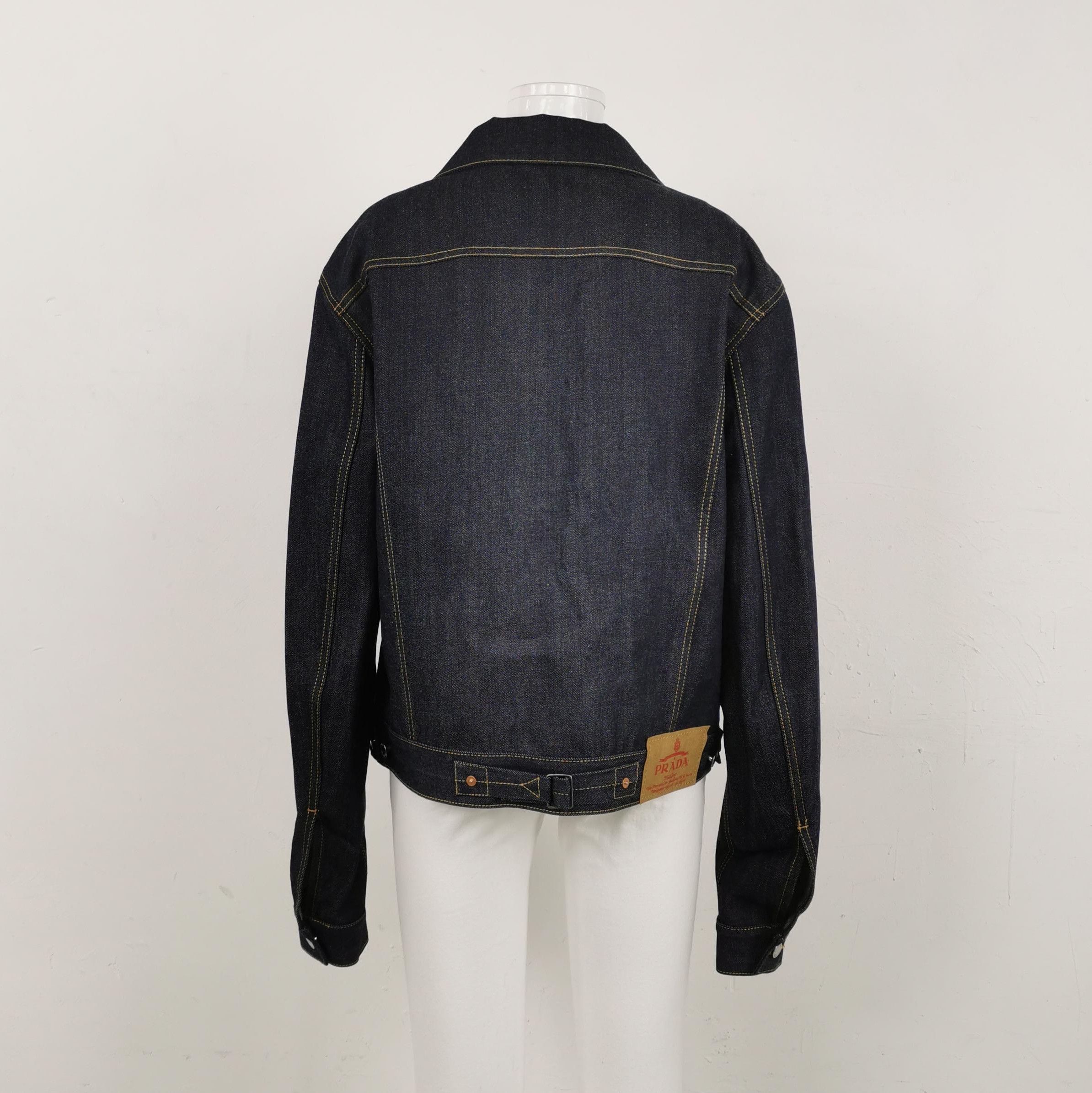 Prada Prada Cotton Long Sleeve Jacket in Medium 0079 Size US M / EU 48-50 / 2 - 2 Thumbnail