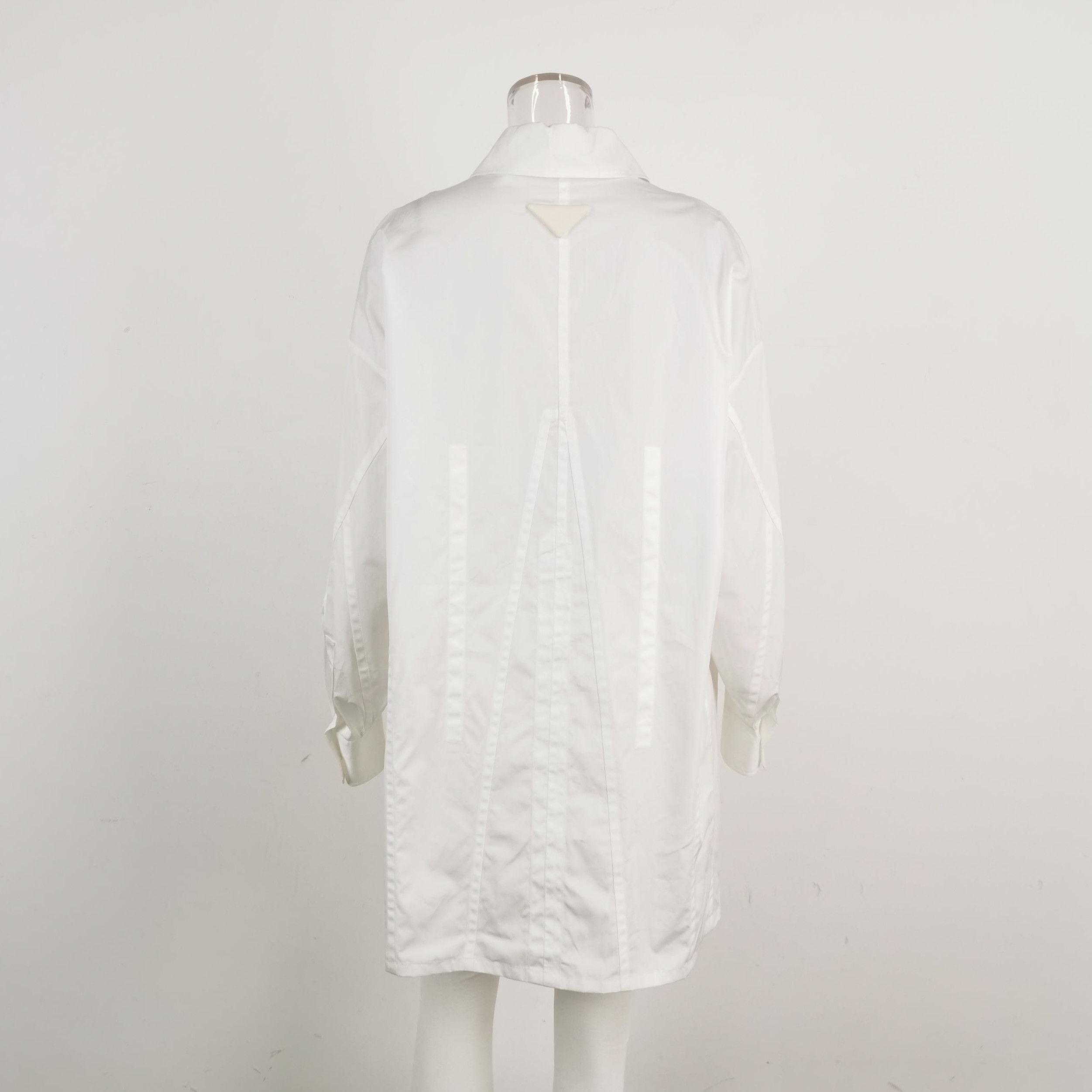 Prada Prada Cotton Long Sleeve Button-Up Shirt 0079 Size US M / EU 48-50 / 2 - 2 Thumbnail