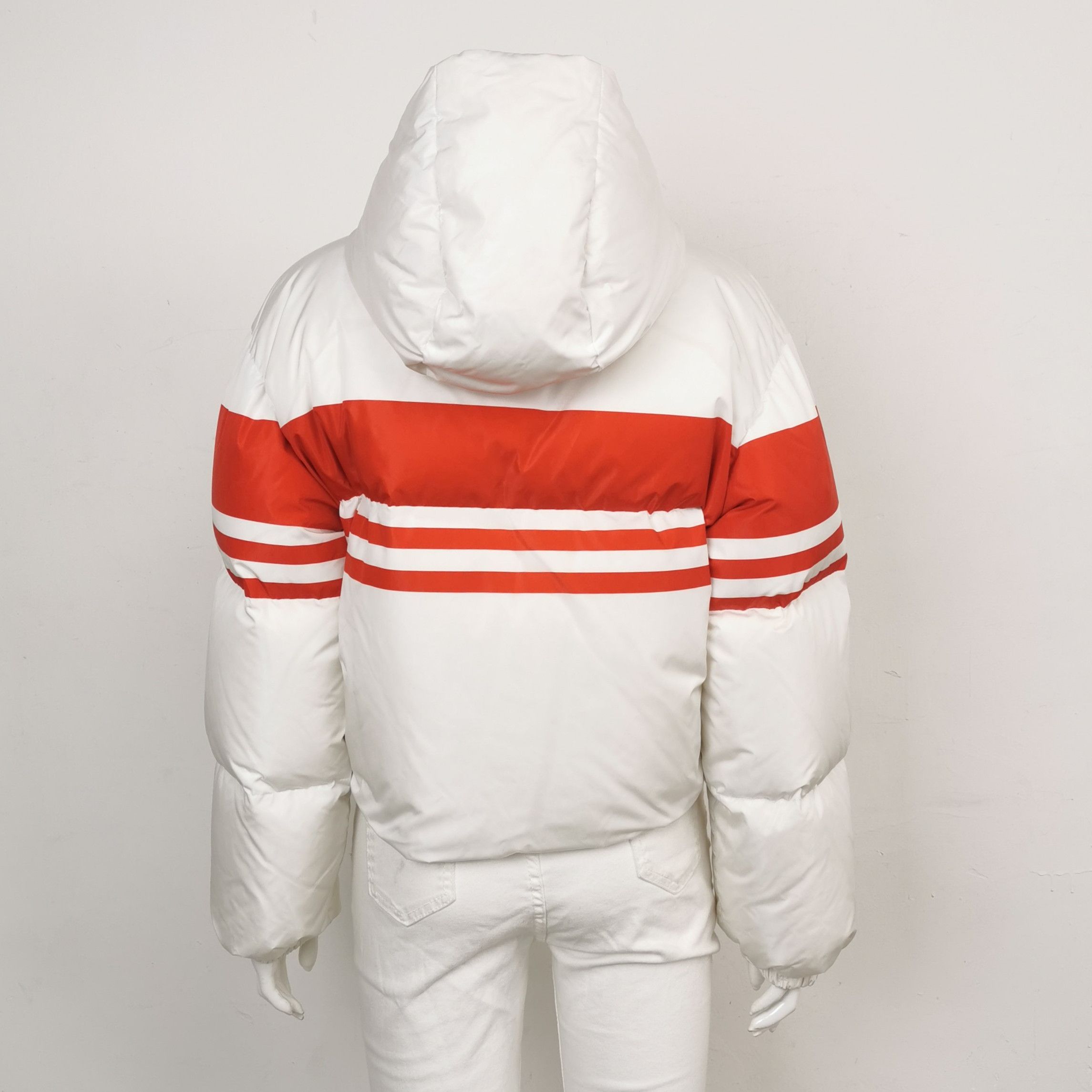 Prada Prada Color Block Logo Puffer Jacket XS 0079 Size US XS / EU 42 / 0 - 2 Thumbnail