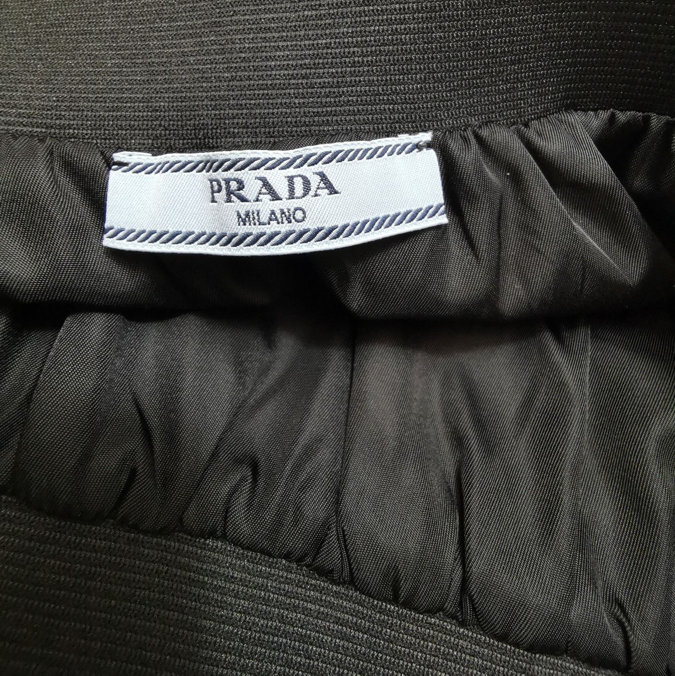 Prada Prada Wool Blend Triangle Logo Midi Skirt 0079 Size US 40 / EU 56 - 4 Thumbnail
