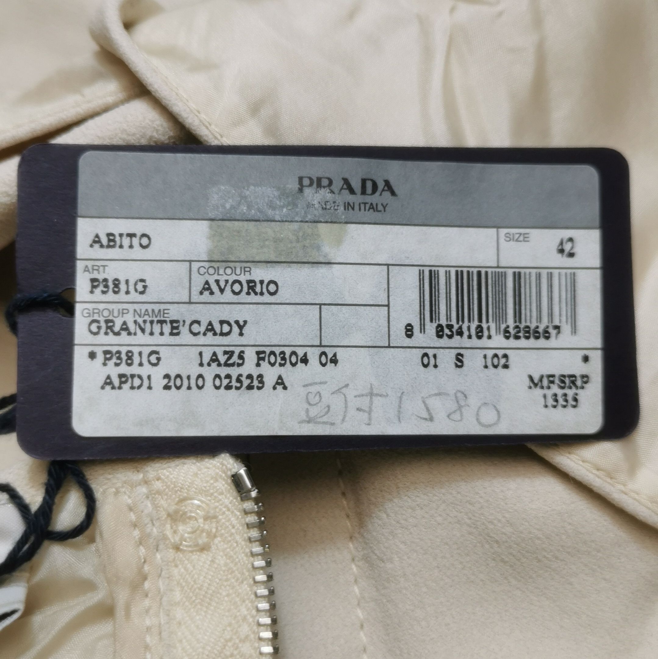 Prada Prada Solid V-Neck Dress Size 42 0079 Size US 42 / EU 58 - 11 Thumbnail