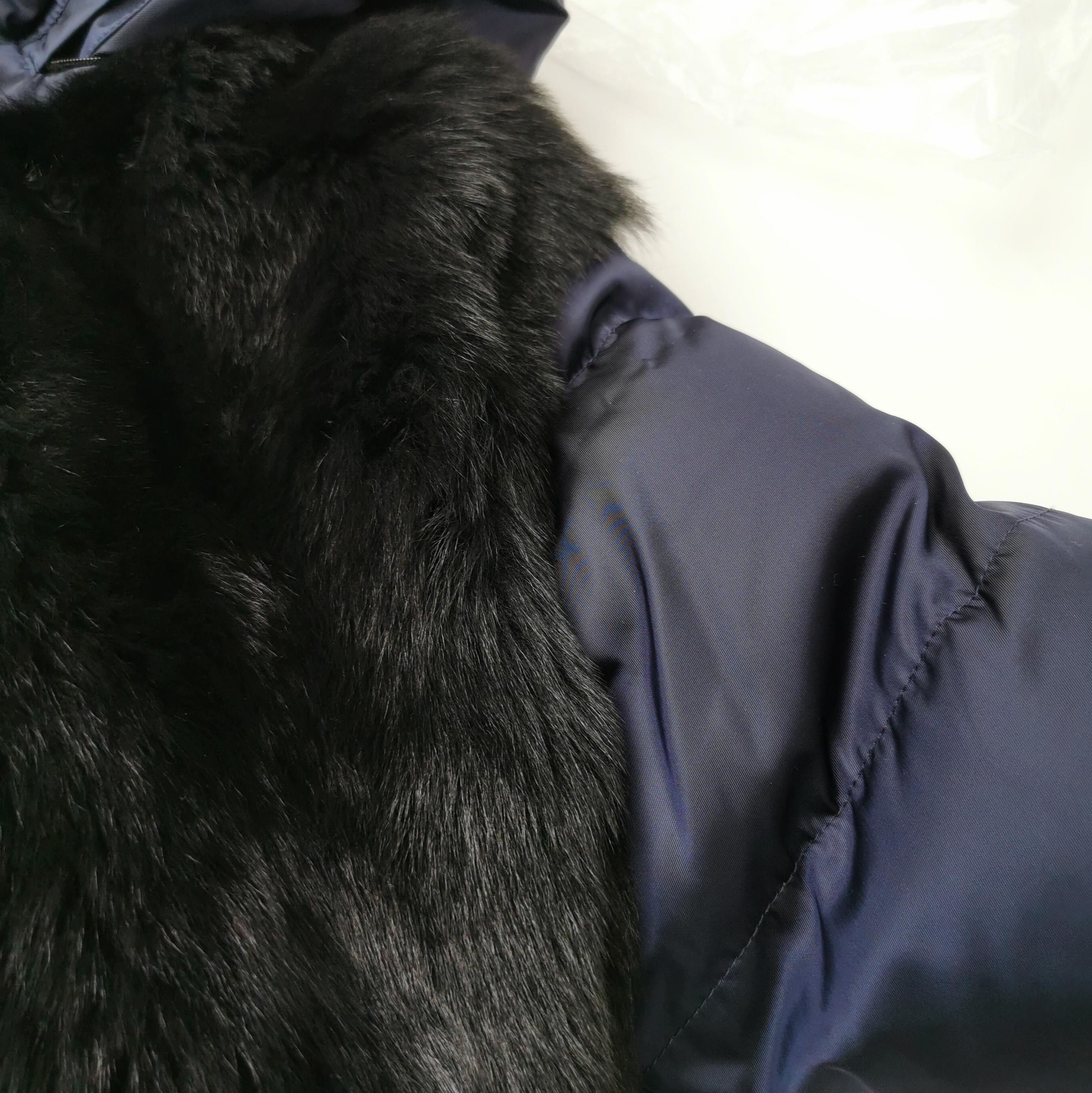 Prada Prada Color-Blocked Hooded Down Jacket 0079 Size US S / EU 44-46 / 1 - 4 Thumbnail