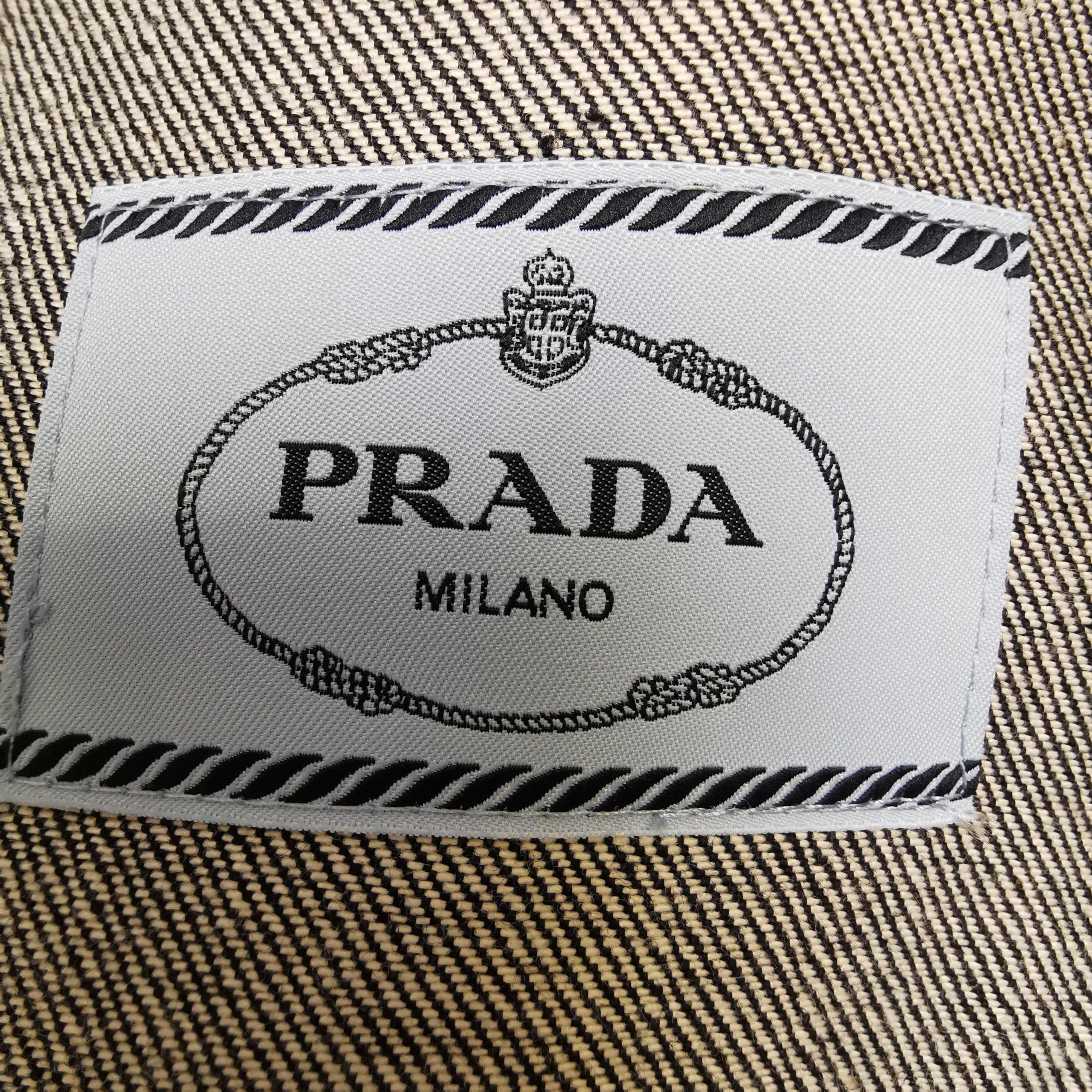 Prada Prada Cotton Long Sleeve Jacket 0079 Size US S / EU 44-46 / 1 - 5 Thumbnail