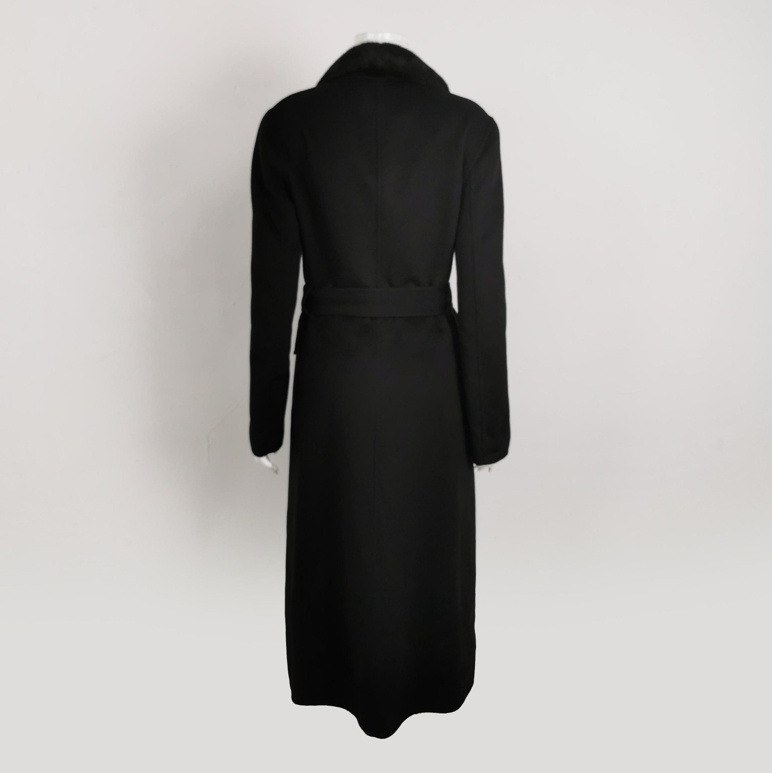 Prada Prada Wool Blend Coat with Fur Collar 0079 Size US L / EU 52-54 / 3 - 2 Thumbnail