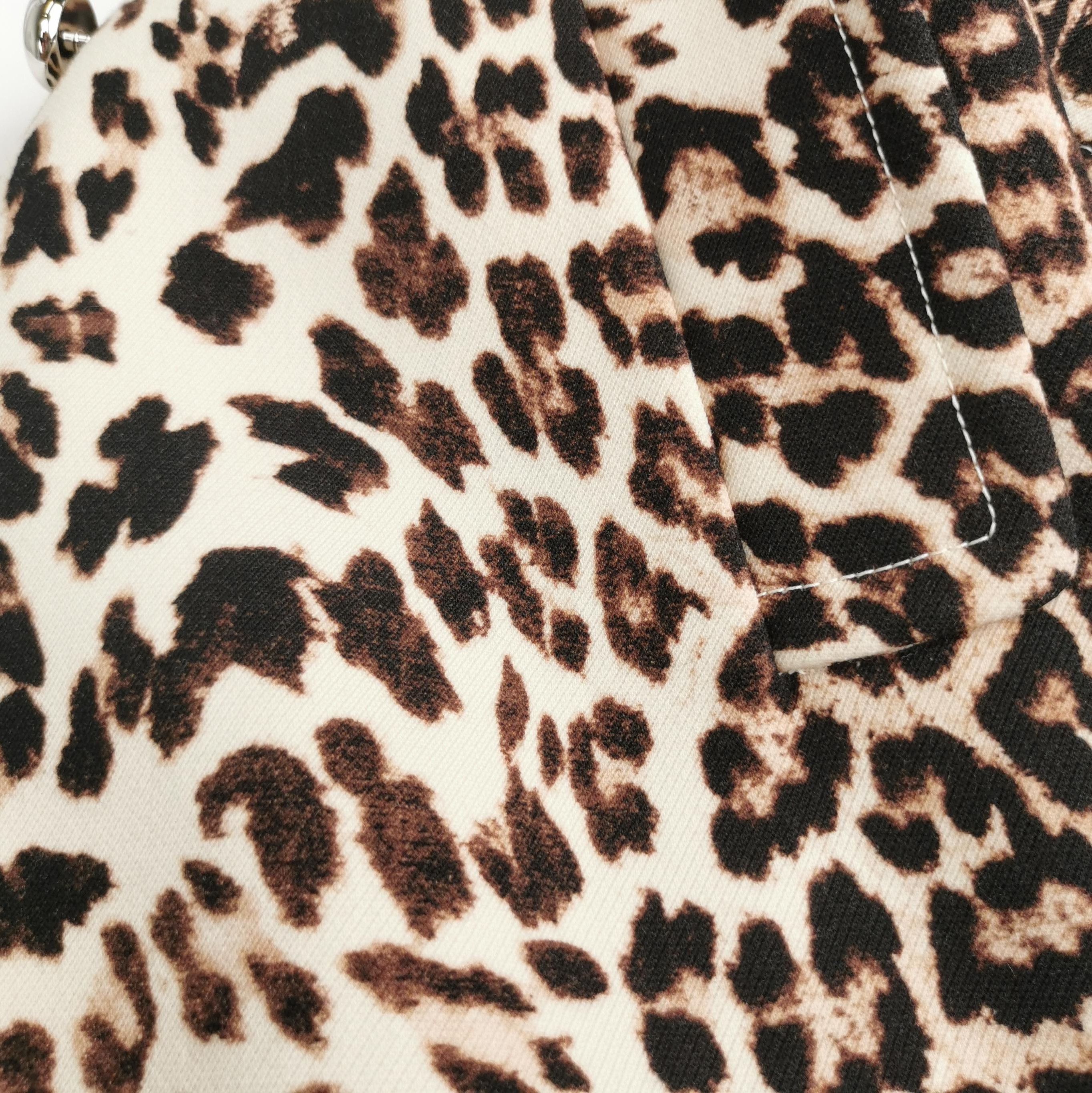 Prada Prada Wool Leopard Print Long Sleeve Coat 0079 Size US L / EU 52-54 / 3 - 3 Thumbnail