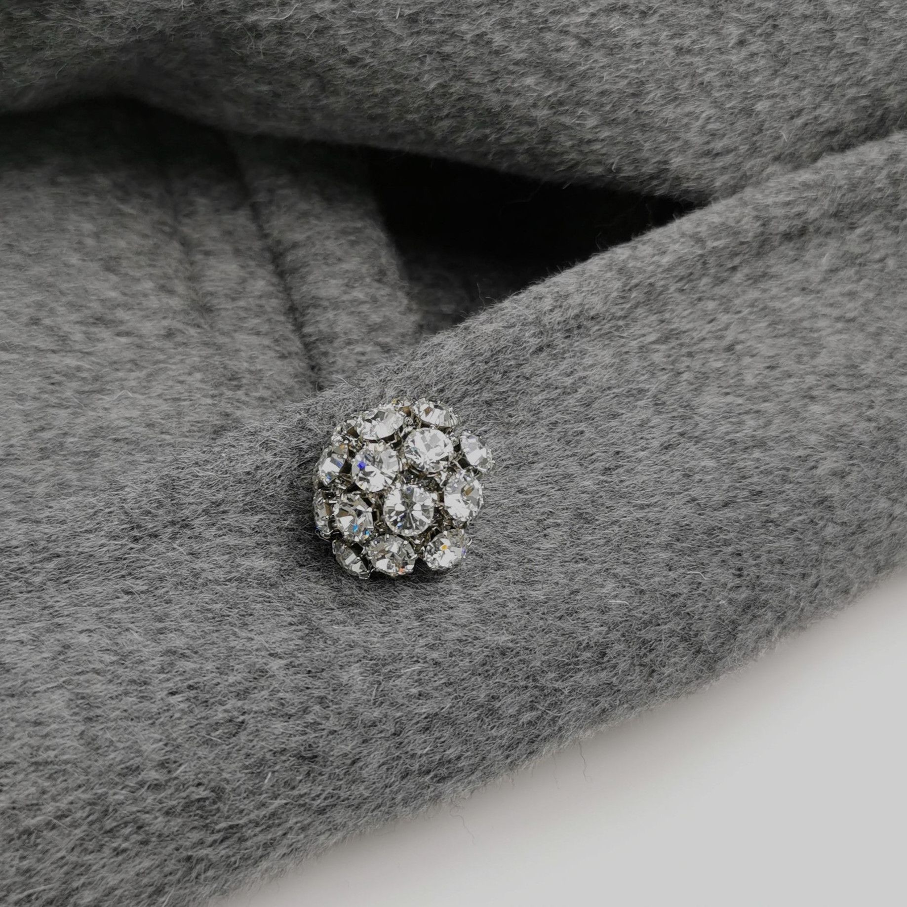 Prada Prada Gray Wool Blend Single-Breasted Coat 0079 Size US S / EU 44-46 / 1 - 3 Thumbnail