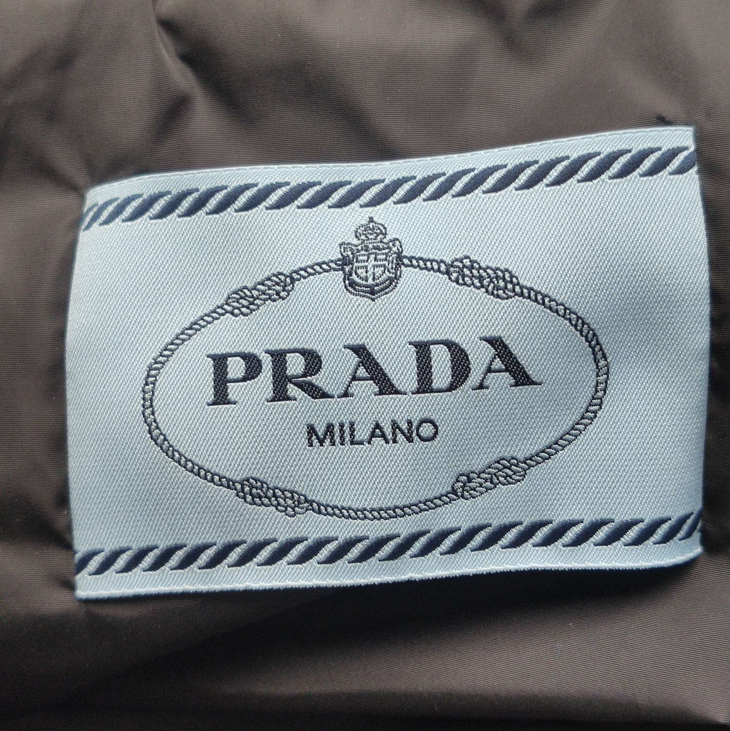 Prada Prada Quilted V-Neck Long Sleeve Cotton Jacket 0079 Size US L / EU 52-54 / 3 - 4 Thumbnail
