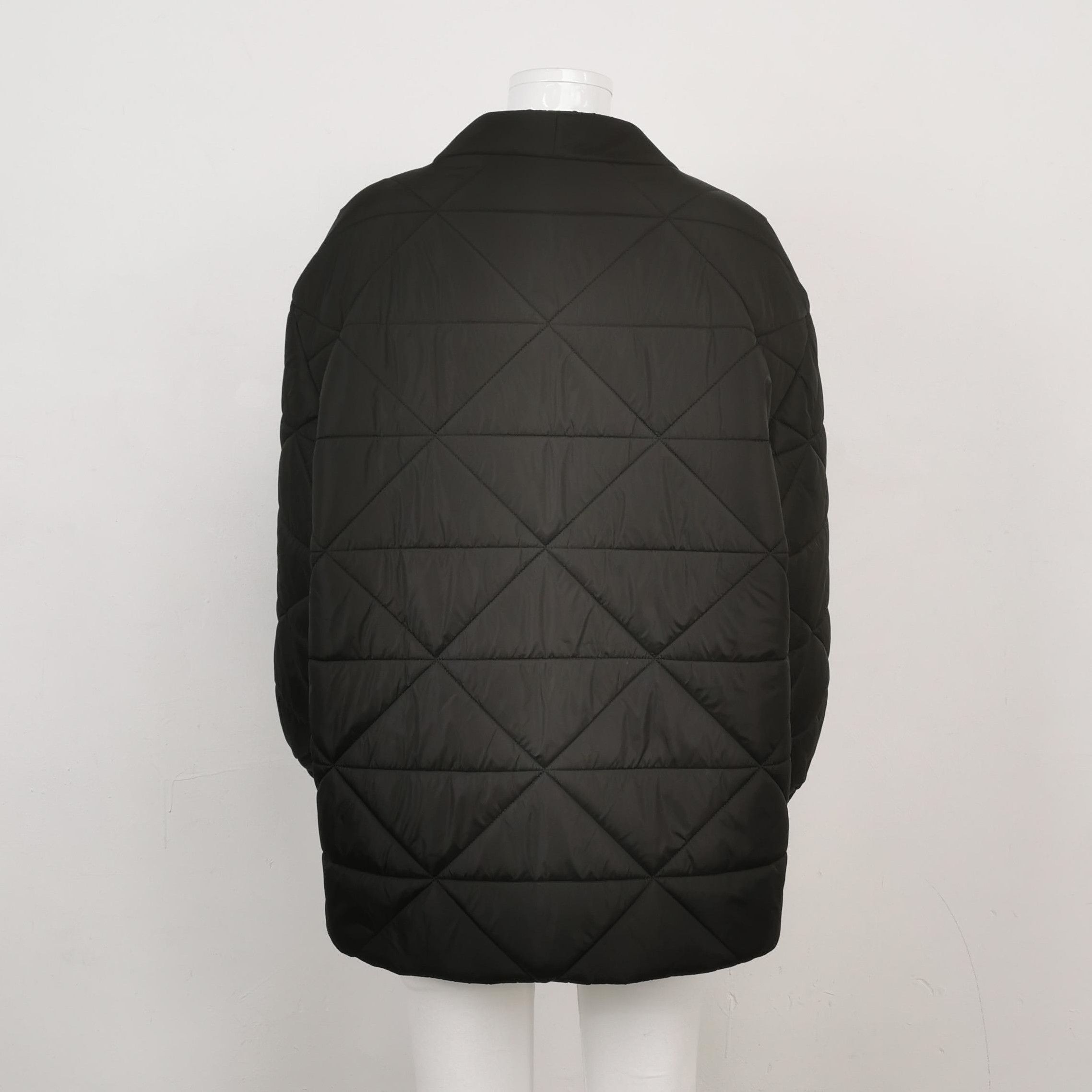 Prada Prada Quilted V-Neck Long Sleeve Cotton Jacket 0079 Size US L / EU 52-54 / 3 - 2 Thumbnail