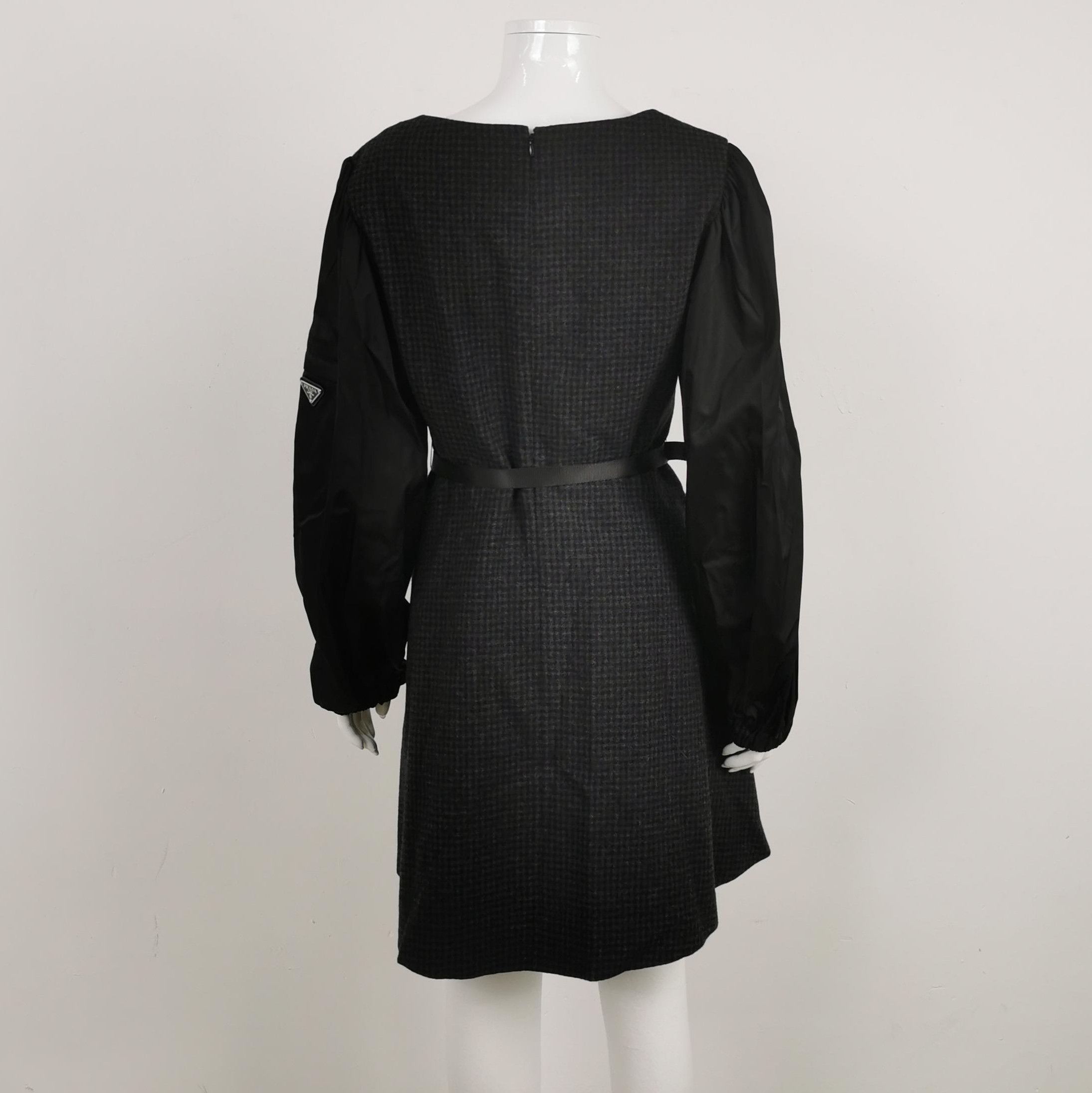 Prada Prada Wool Blend Colorblocked Dress 0079 Size US 42 / EU 58 - 2 Thumbnail