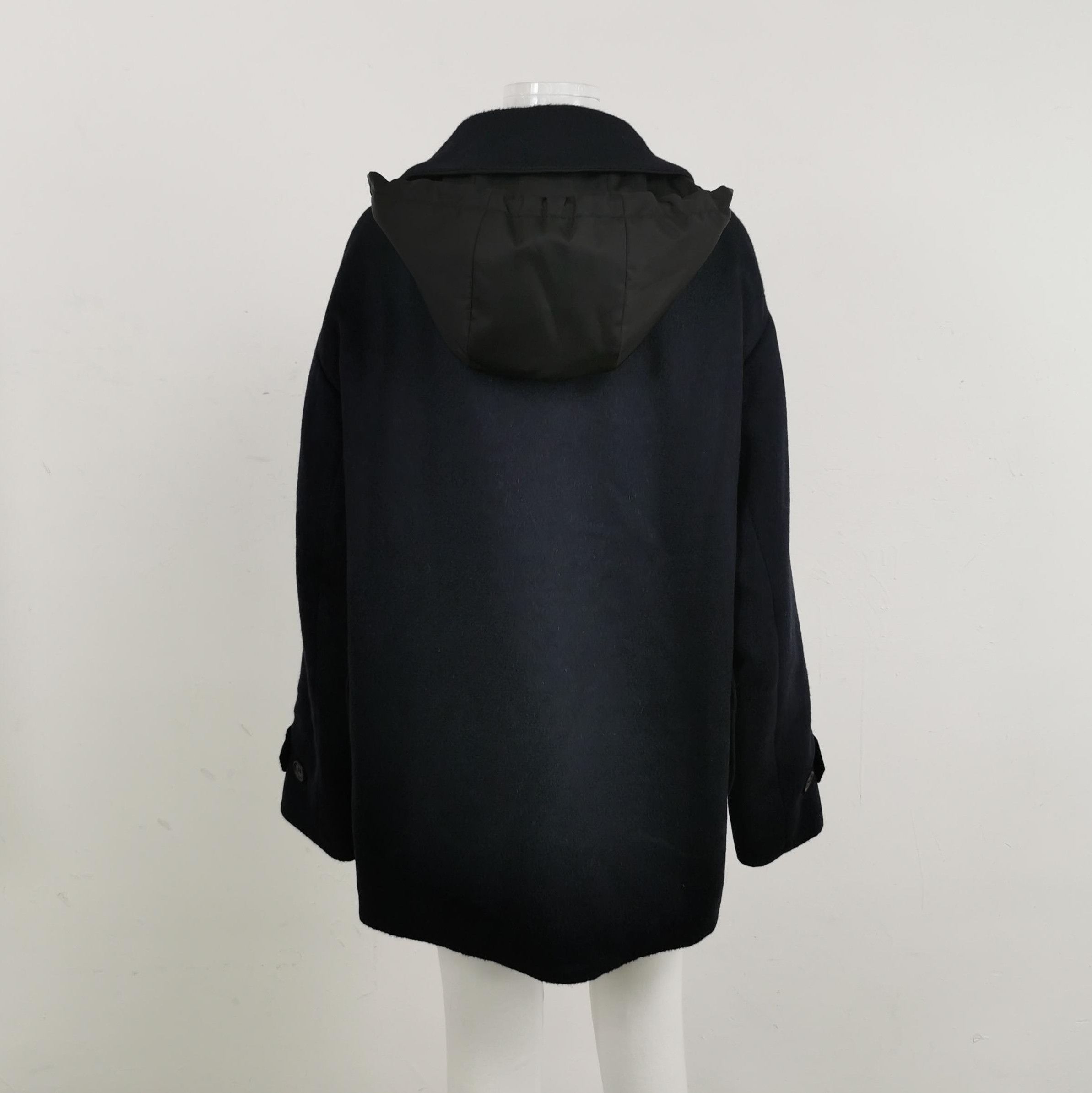 Prada Prada Cashmere Blend Hooded Coat 0079 Size US L / EU 52-54 / 3 - 2 Thumbnail
