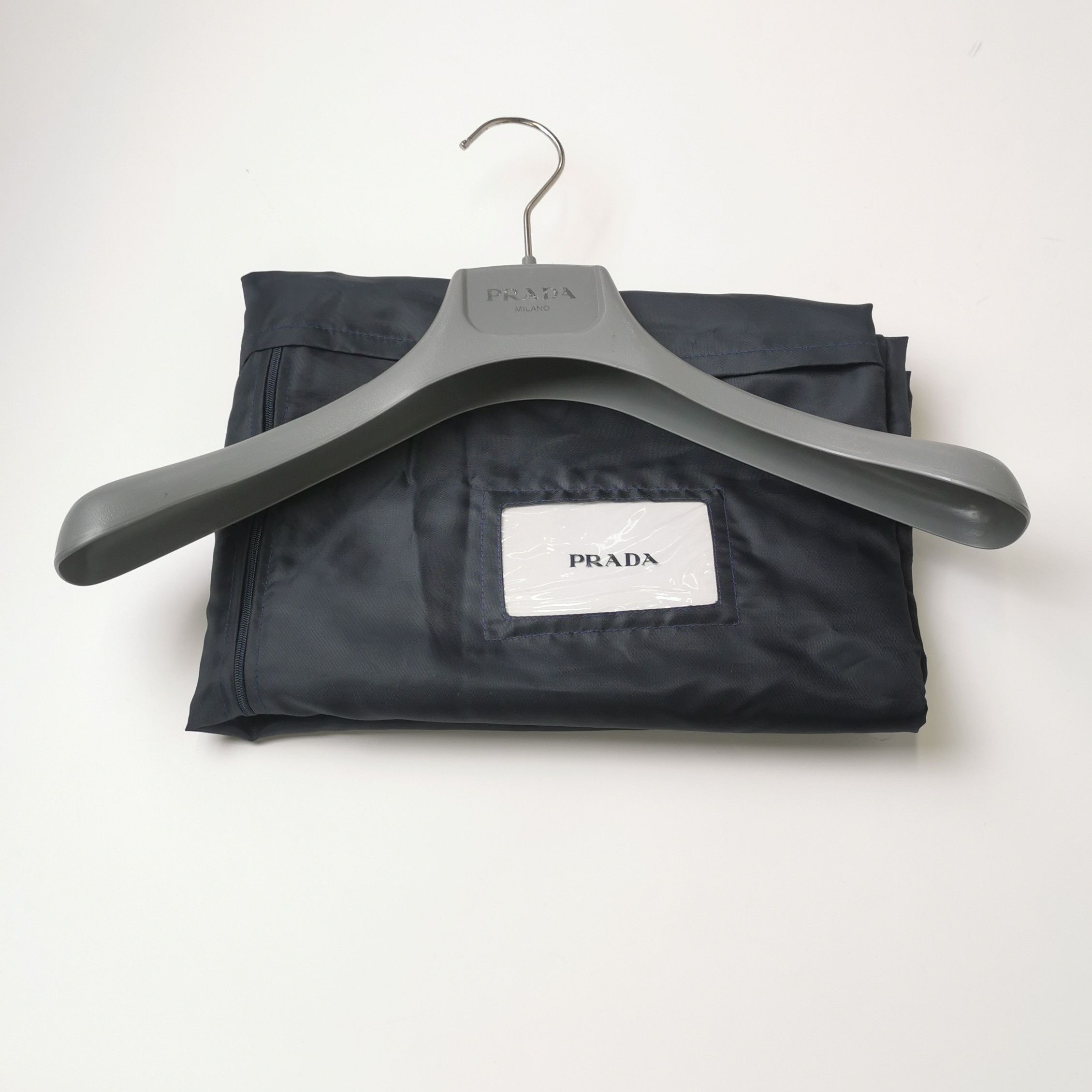Prada Prada Hooded Jacket with Leather and Cotton Blend 0079 Size US L / EU 52-54 / 3 - 4 Thumbnail