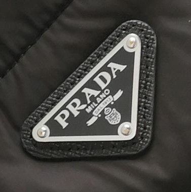 Prada Prada Black Triangle Logo Puffer Jacket 0079 Size US L / EU 52-54 / 3 - 3 Thumbnail
