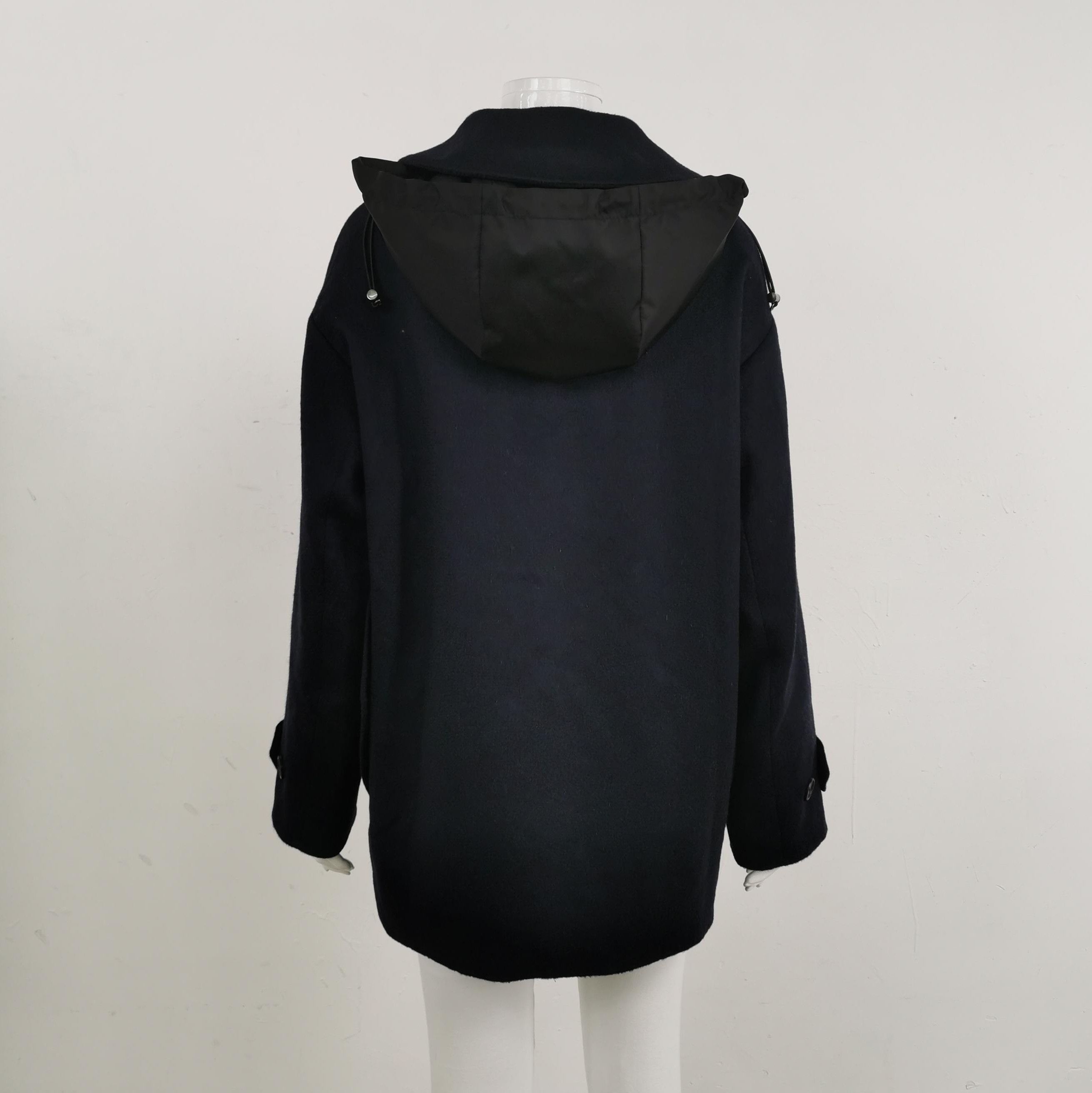 Prada Prada Camel Wool-Cashmere Blend Hooded Coat 0079 Size US S / EU 44-46 / 1 - 2 Thumbnail
