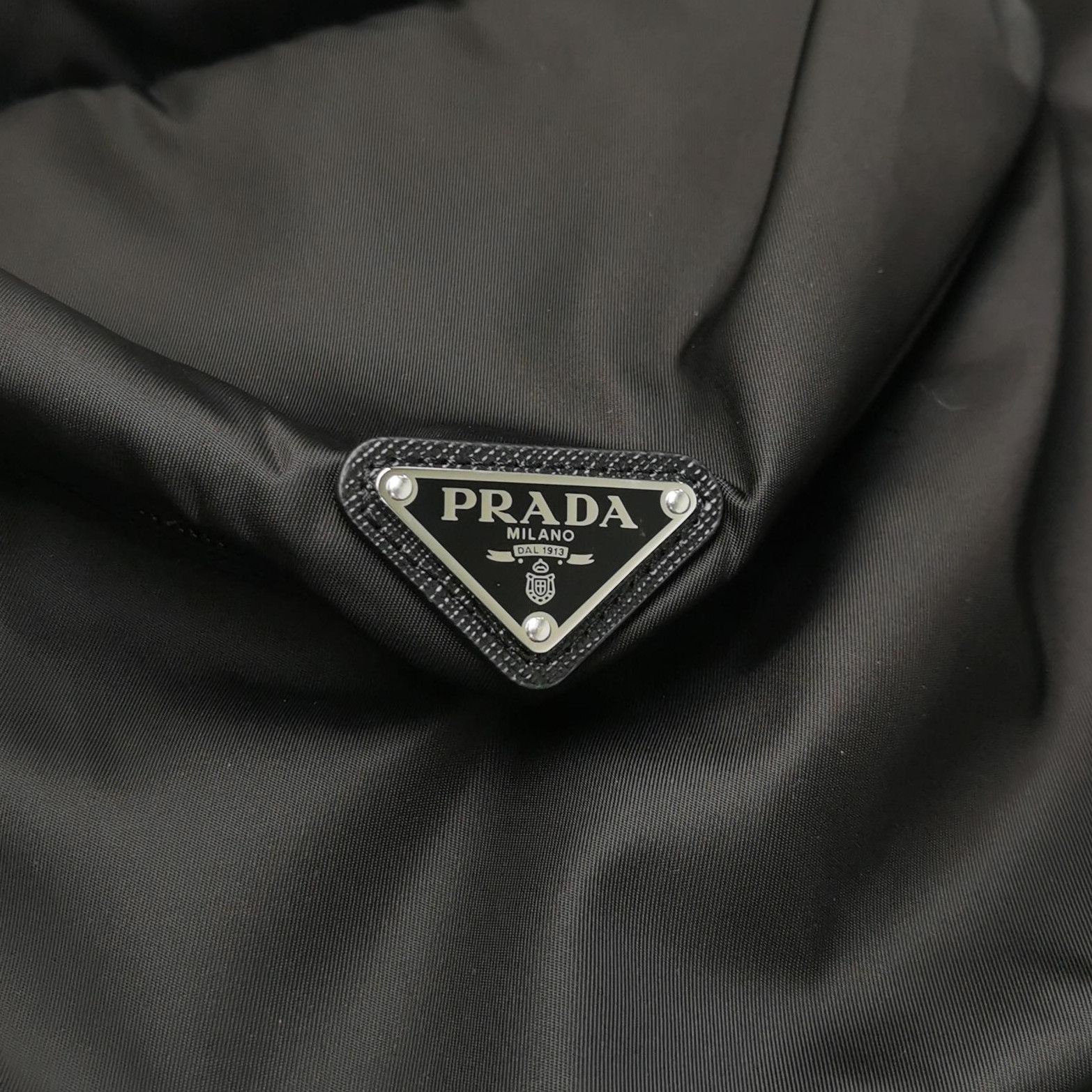 Prada Prada Black Triangle Logo Skirt Size 40 0079 Size US 40 / EU 56 - 3 Thumbnail