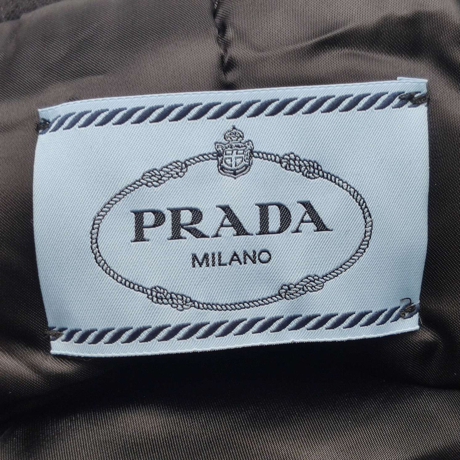 Prada Prada Wool Blend Long Sleeve Belted Coat 0079 Size US M / EU 48-50 / 2 - 5 Thumbnail