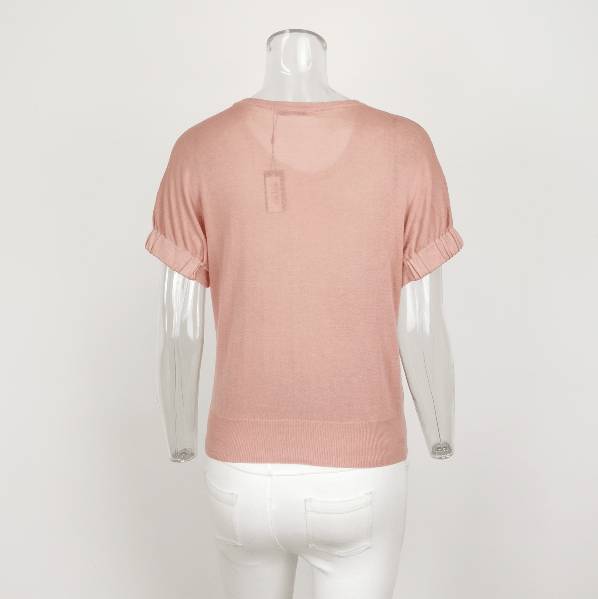 Prada Prada Cotton Knit Crewneck Short Sleeve Top 0079 Size US M / EU 48-50 / 2 - 3 Thumbnail