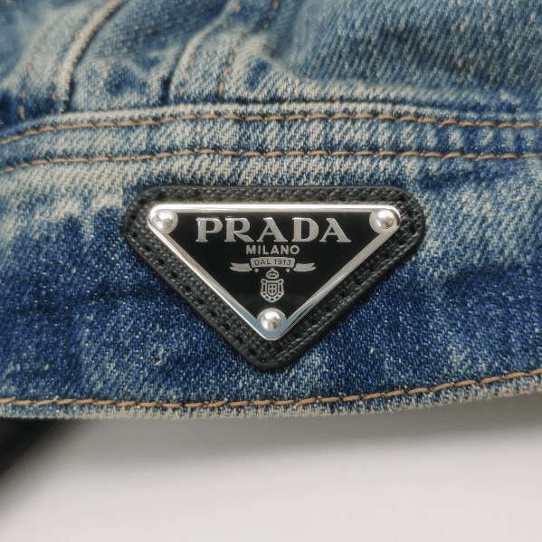 Prada Prada Bejeweled Denim Jacket for Stylish Elevation 0079 Size US S / EU 44-46 / 1 - 4 Thumbnail