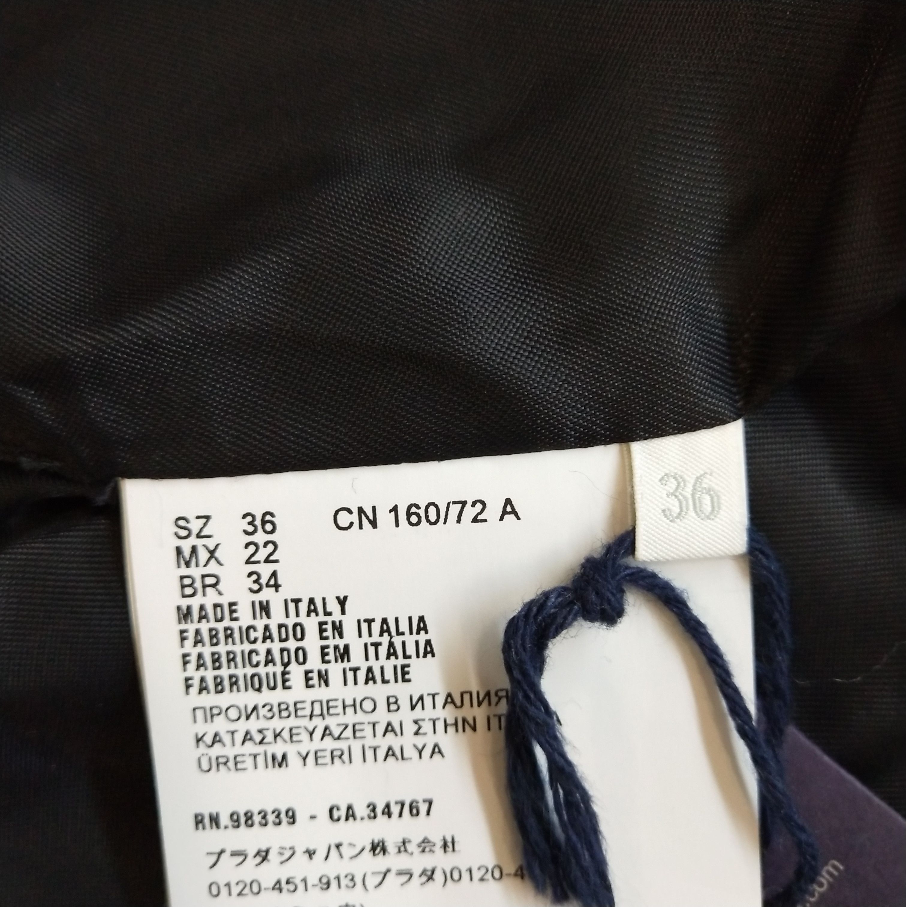 Prada Prada Bejeweled Denim Jacket for Stylish Elevation 0079 Size US S / EU 44-46 / 1 - 10 Thumbnail