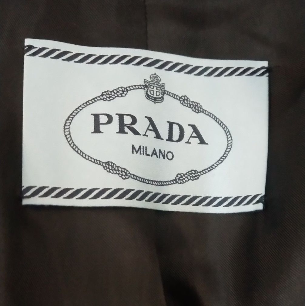 Prada Prada Wool Round Neck Long Coat Size 38 0079 Size US M / EU 48-50 / 2 - 4 Thumbnail