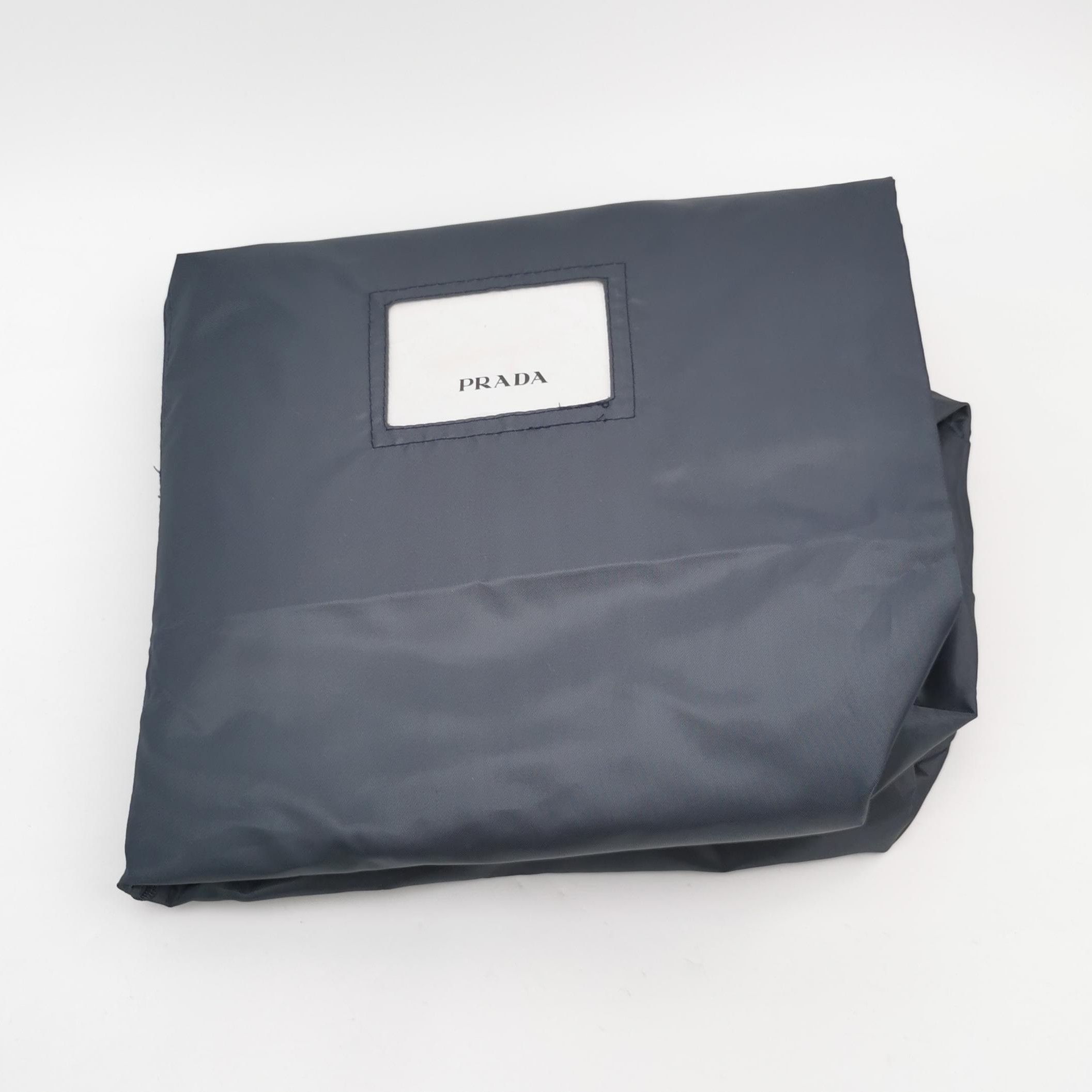 Prada Prada Black Leather Logo Zip Bomber Jacket 0079 Size US L / EU 52-54 / 3 - 6 Thumbnail