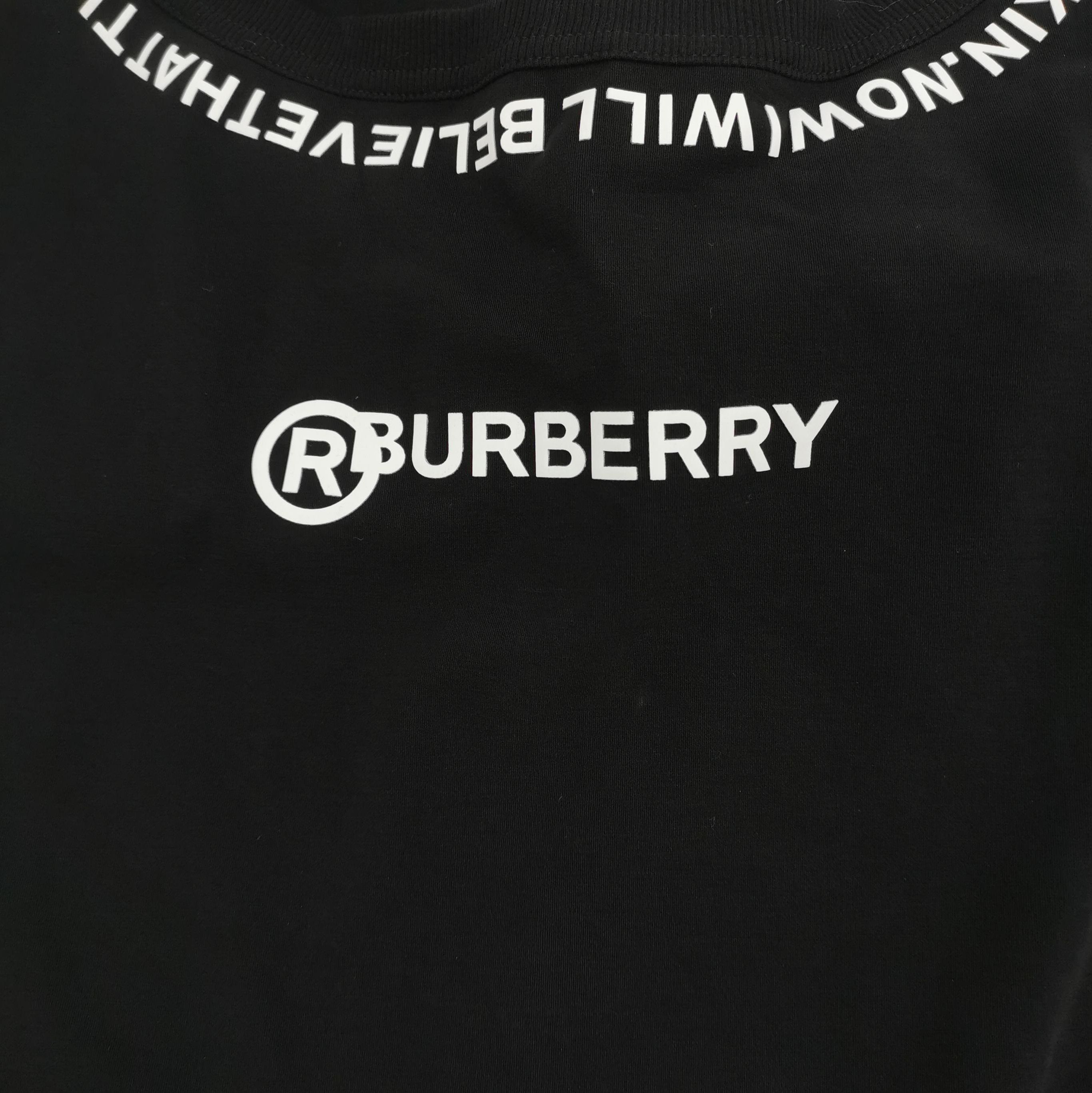 Burberry Burberry Black Logo Cutout Maxi Skirt 0079 Size US 26 / EU 42 - 3 Thumbnail
