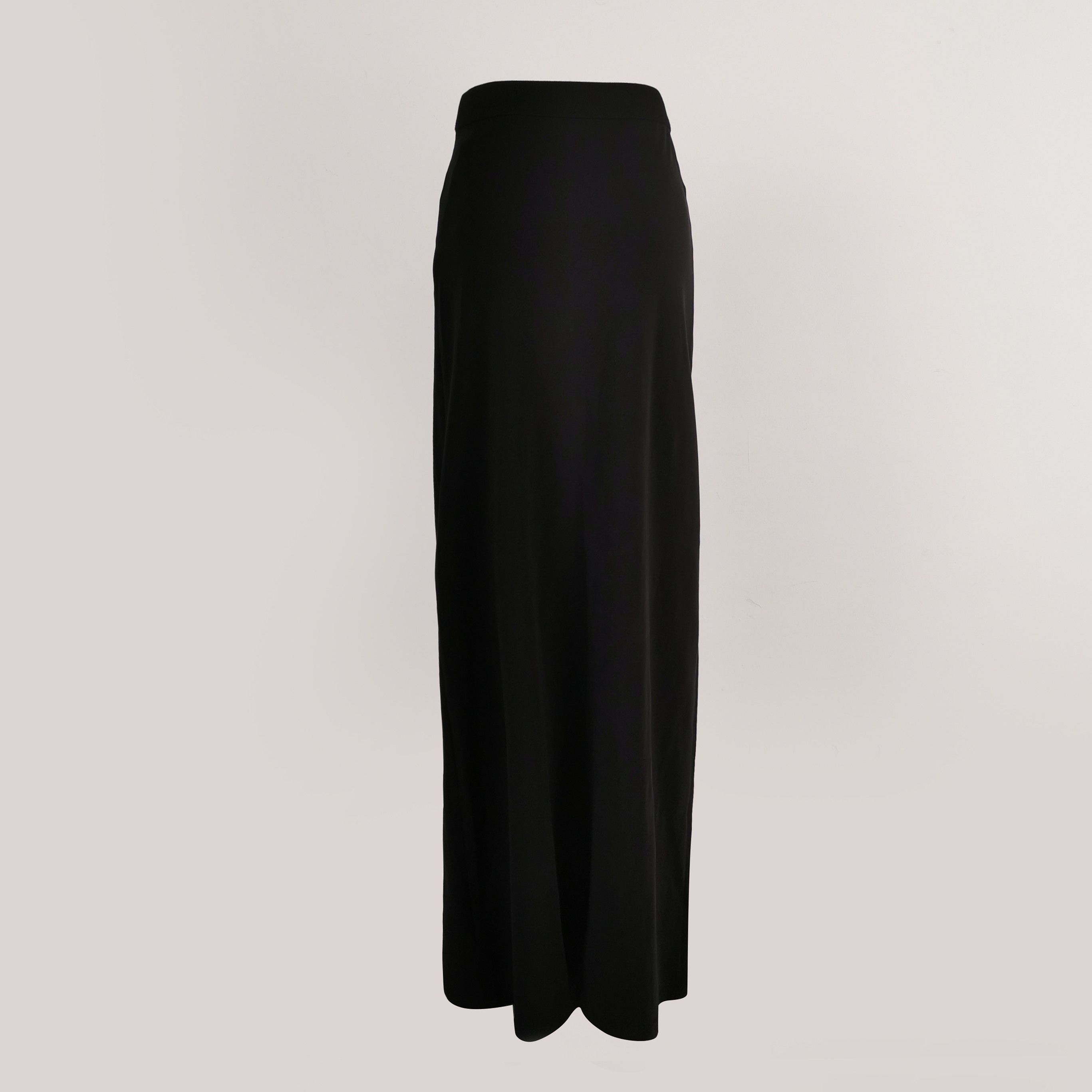 Burberry Burberry Black Logo Cutout Maxi Skirt 0079 Size US 26 / EU 42 - 2 Thumbnail