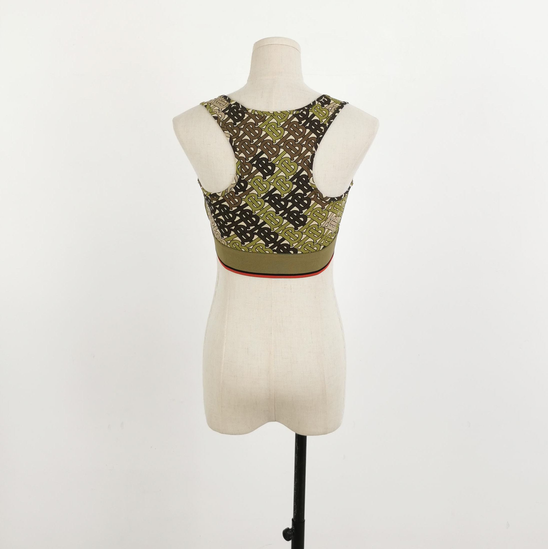Burberry Burberry Color Block TB Logo Crop Top 0079 Size US XXS / EU 40 - 3 Thumbnail