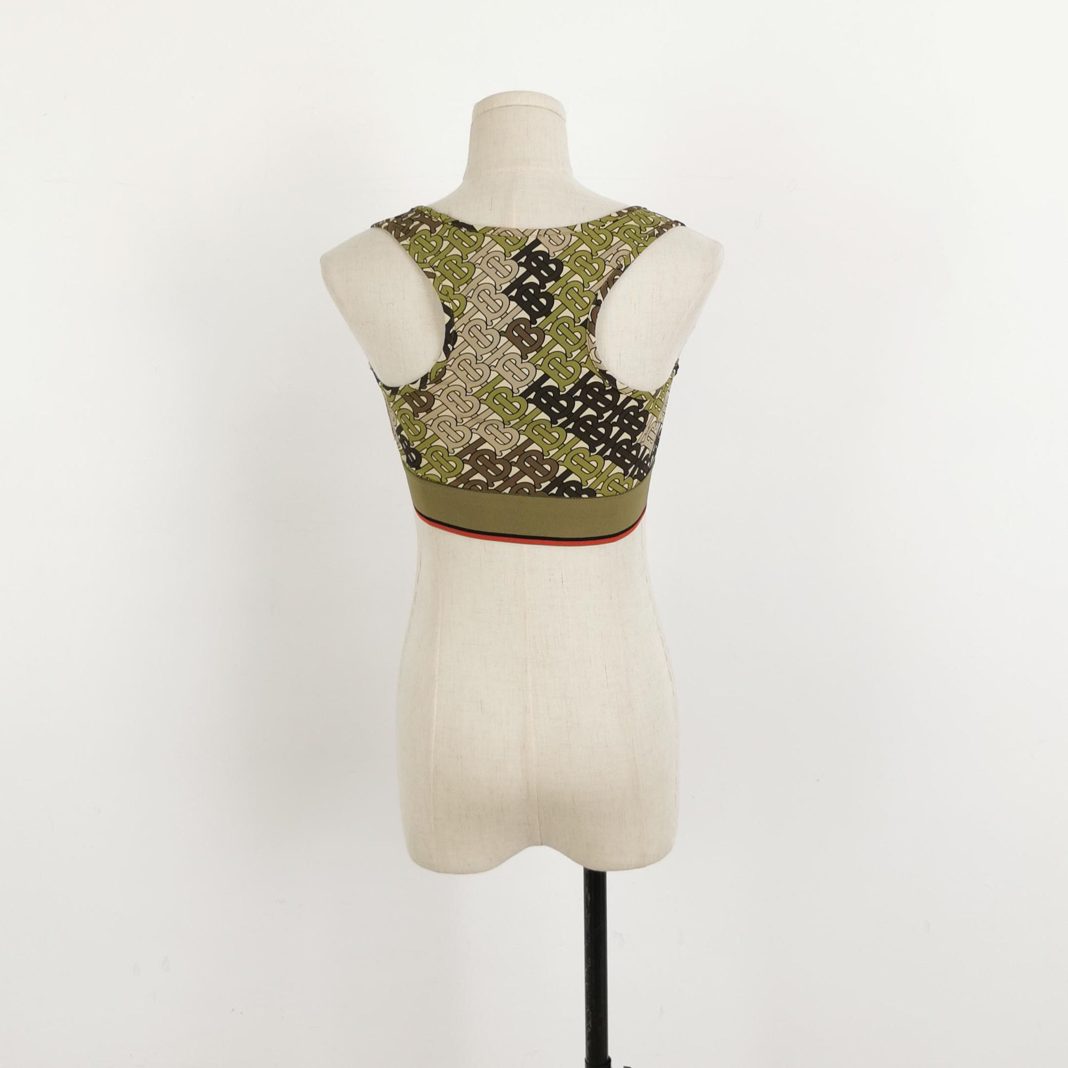 Burberry Burberry Color Blocked TB Logo Crop Top 0079 Size US XXS / EU 40 - 3 Thumbnail