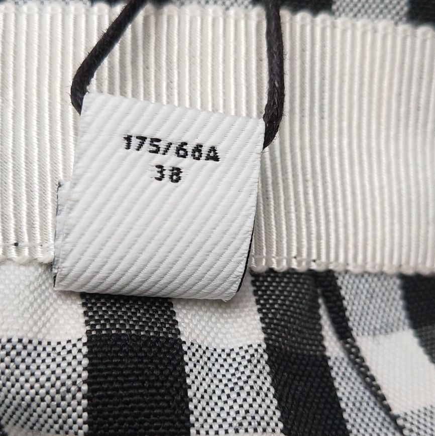 Burberry Wool Blend Check Asymmetrical Skirt 0079