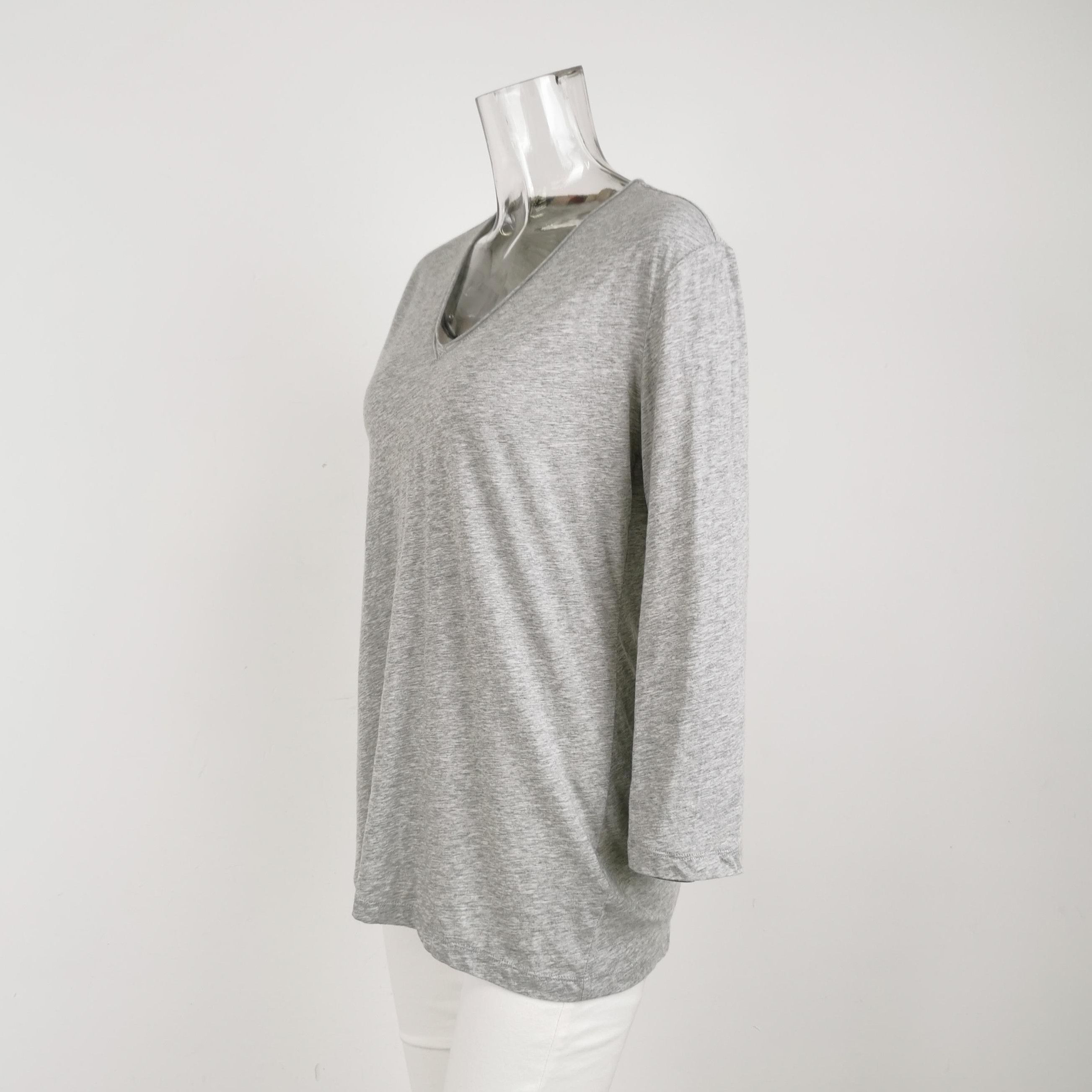 Burberry Burberry Brit Long Sleeve V-Neck Tee 0079 Size US L / EU 52-54 / 3 - 2 Thumbnail