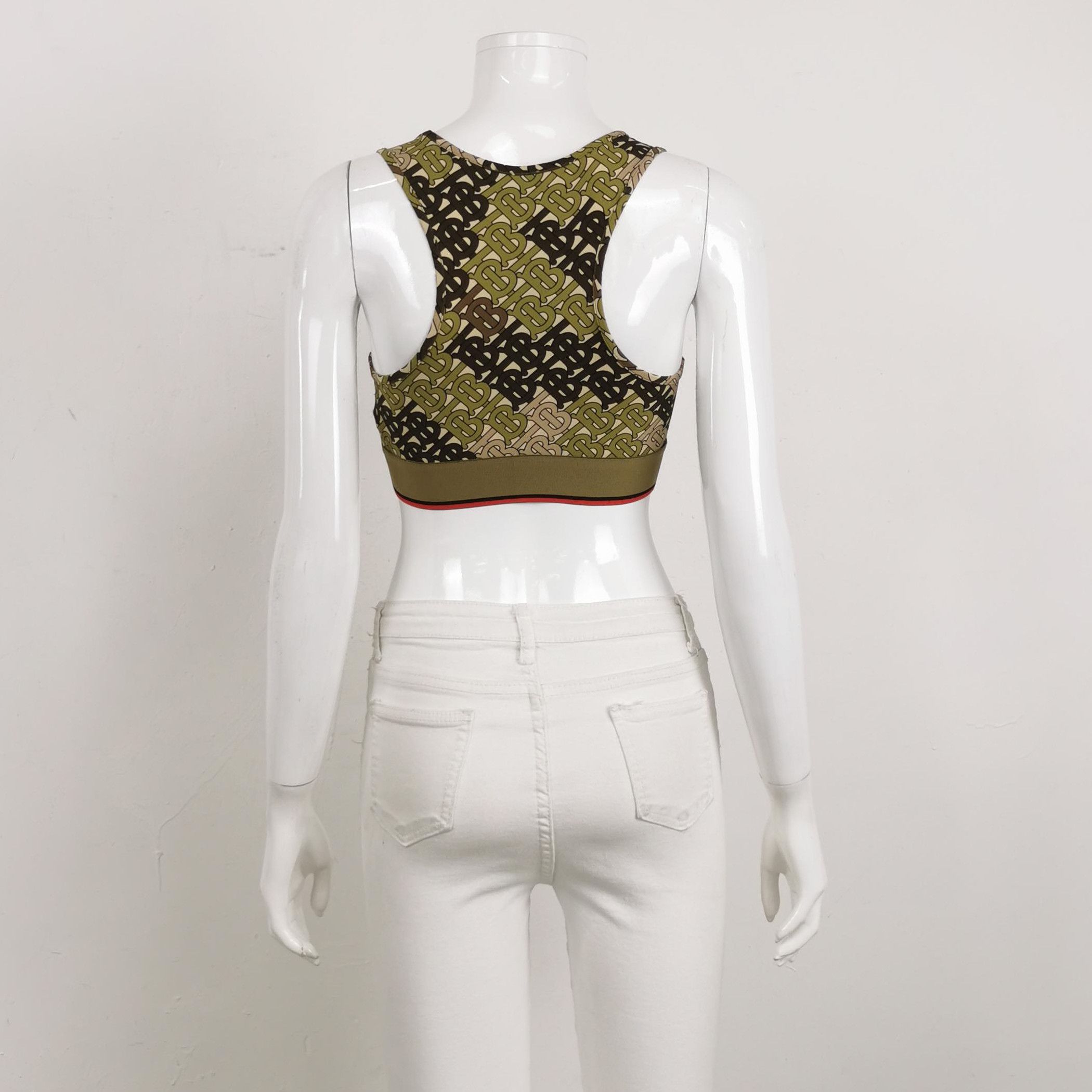 Burberry Burberry Colorblock TB Logo Sports Bra XS 0079 Size US XS / EU 42 / 0 - 2 Thumbnail