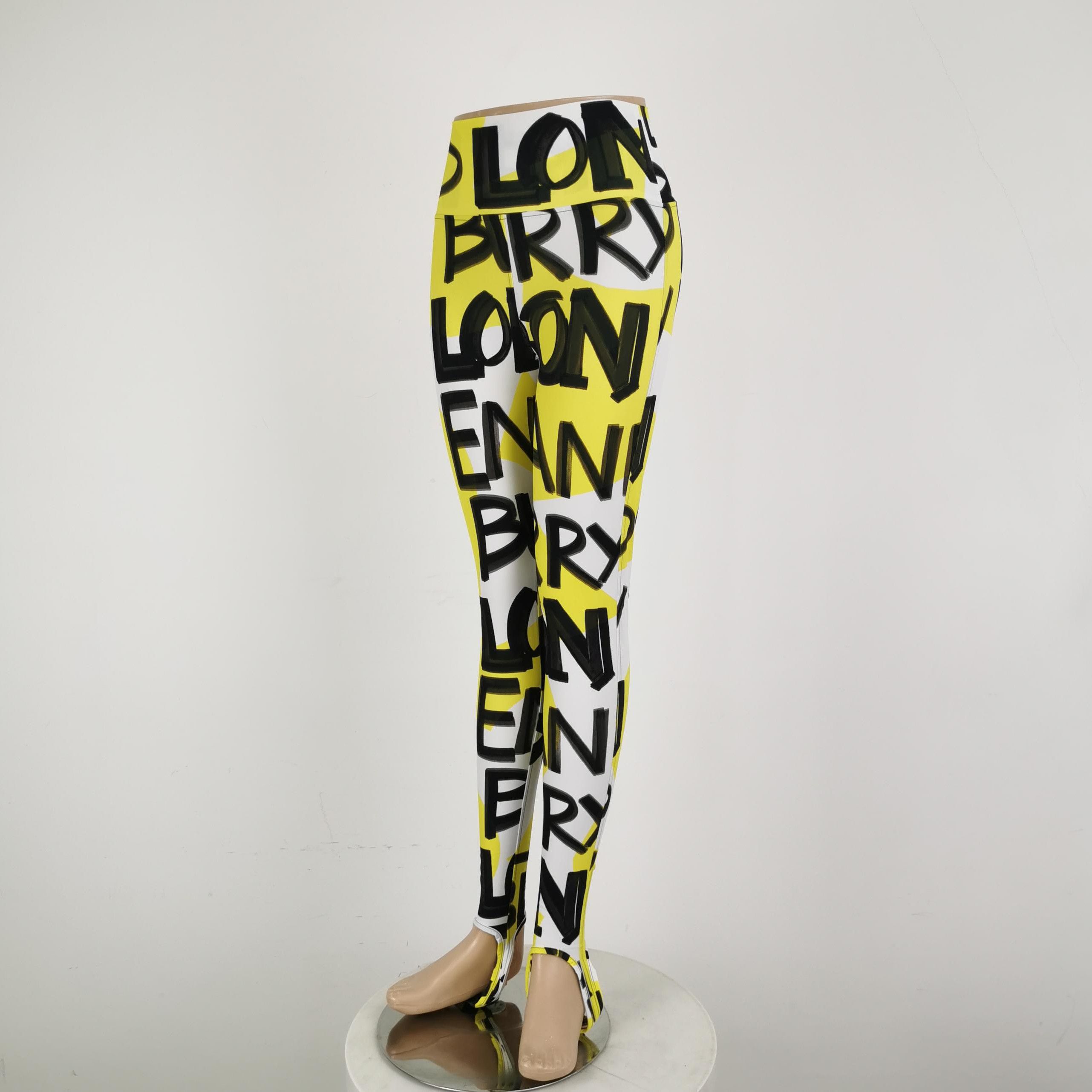 Burberry Burberry Colorful Logo Slim Fit Pants 0079 Size US 26 / EU 42 - 2 Thumbnail