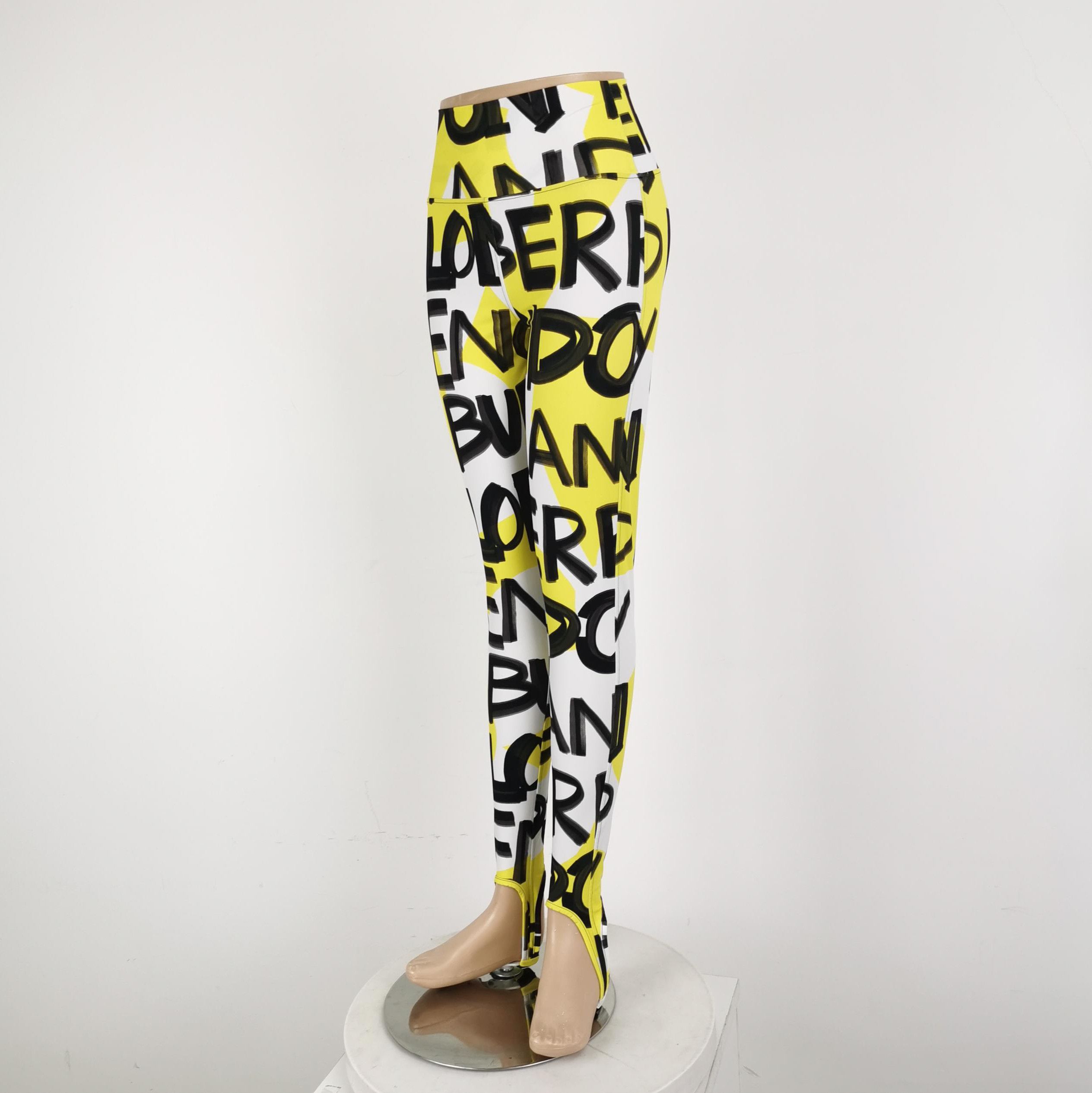 Burberry Burberry Colorful Letter Logo Slim Pants 0079 Size US 26 / EU 42 - 2 Thumbnail