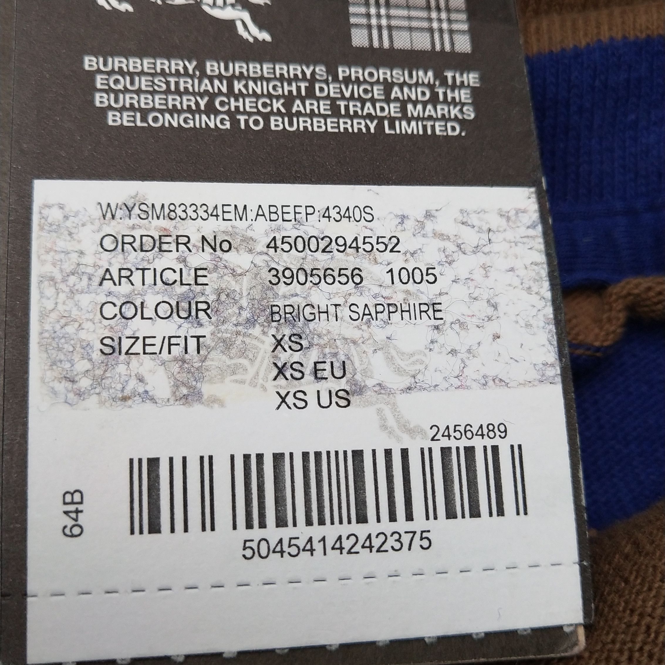 Burberry Burberry Brit Color Block Knit Top XS Size 0079 Size US XS / EU 42 / 0 - 10 Thumbnail