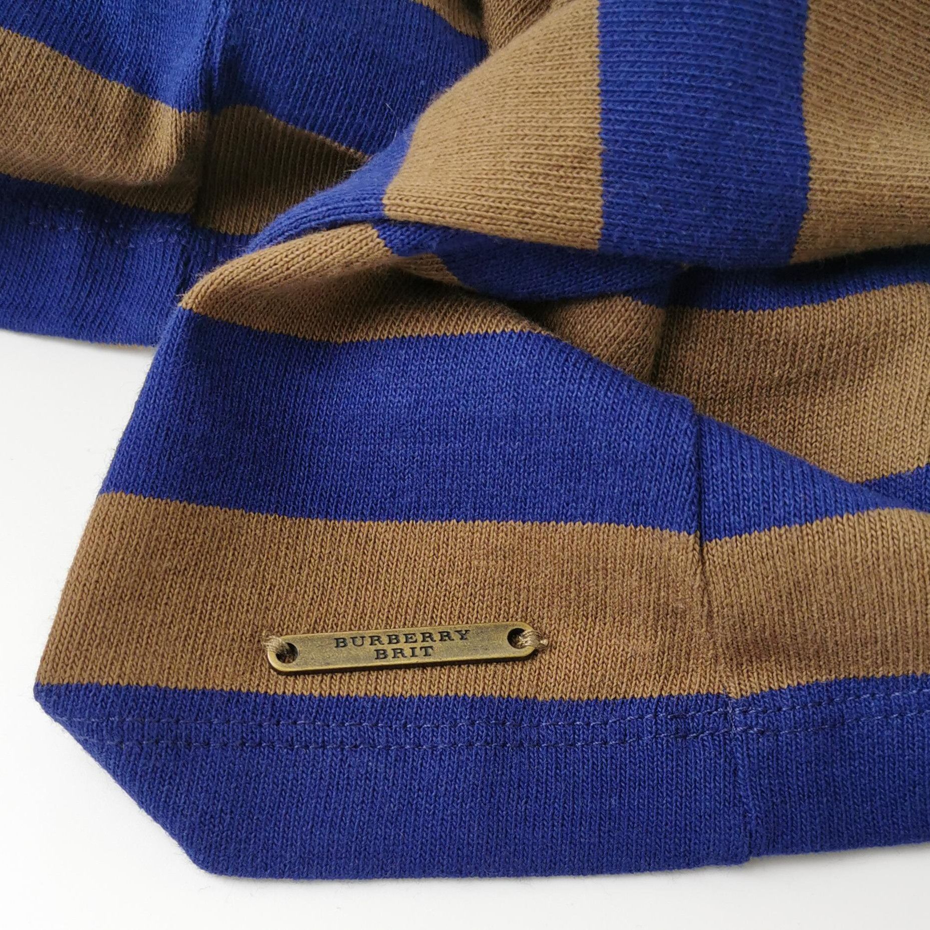 Burberry Burberry Brit Color Block Knit Top XS Size 0079 Size US XS / EU 42 / 0 - 3 Thumbnail