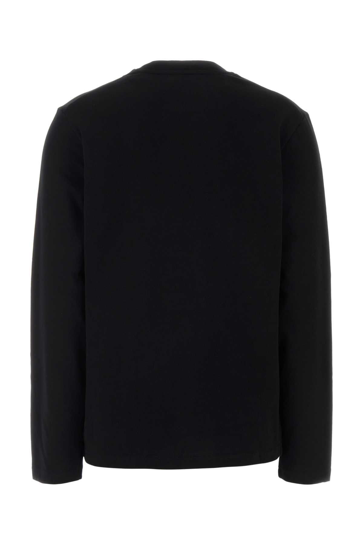 Jil Sander Black Cotton T-Shirt Size S / US 4 / IT 40 - 2 Thumbnail