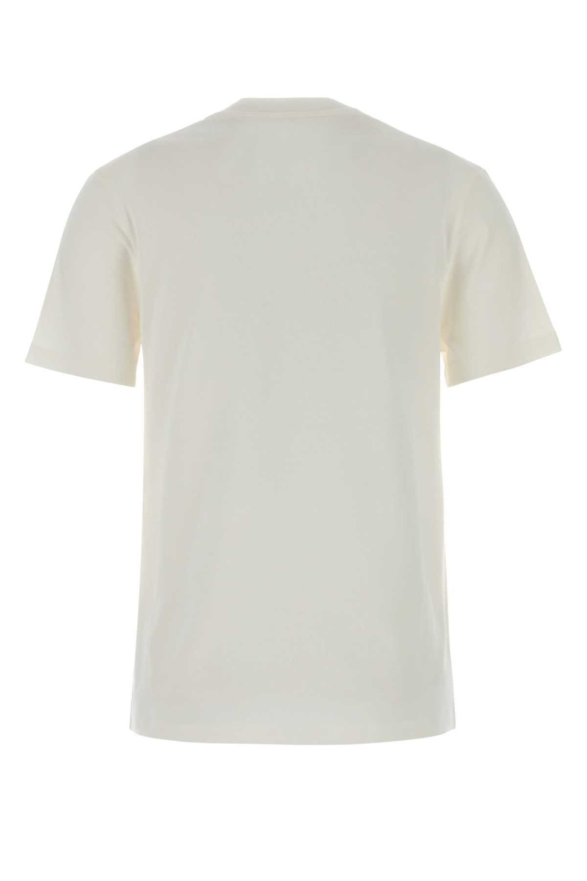 Jil Sander White Cotton T-Shirt Size M / US 6-8 / IT 42-44 - 2 Thumbnail