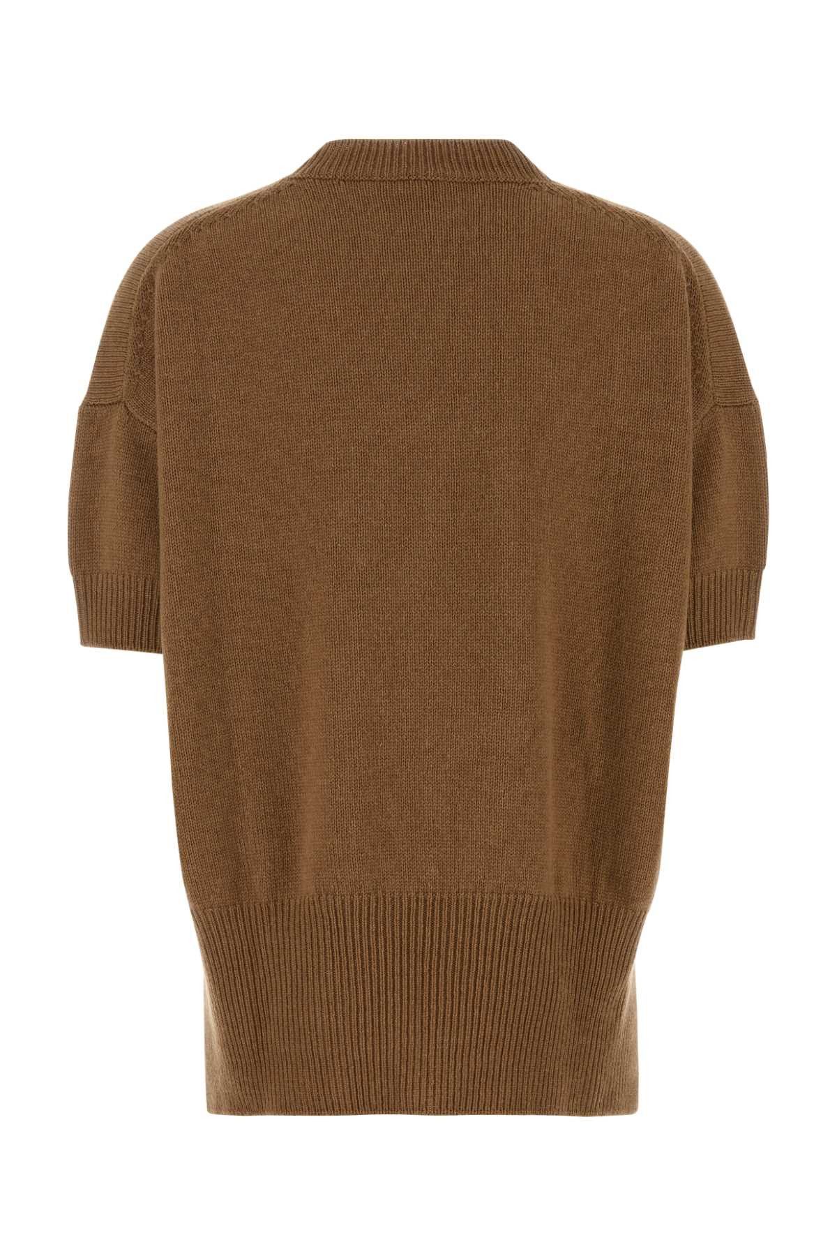 Jil Sander Camel Cashmere Sweater Size S / US 4 / IT 40 - 2 Thumbnail